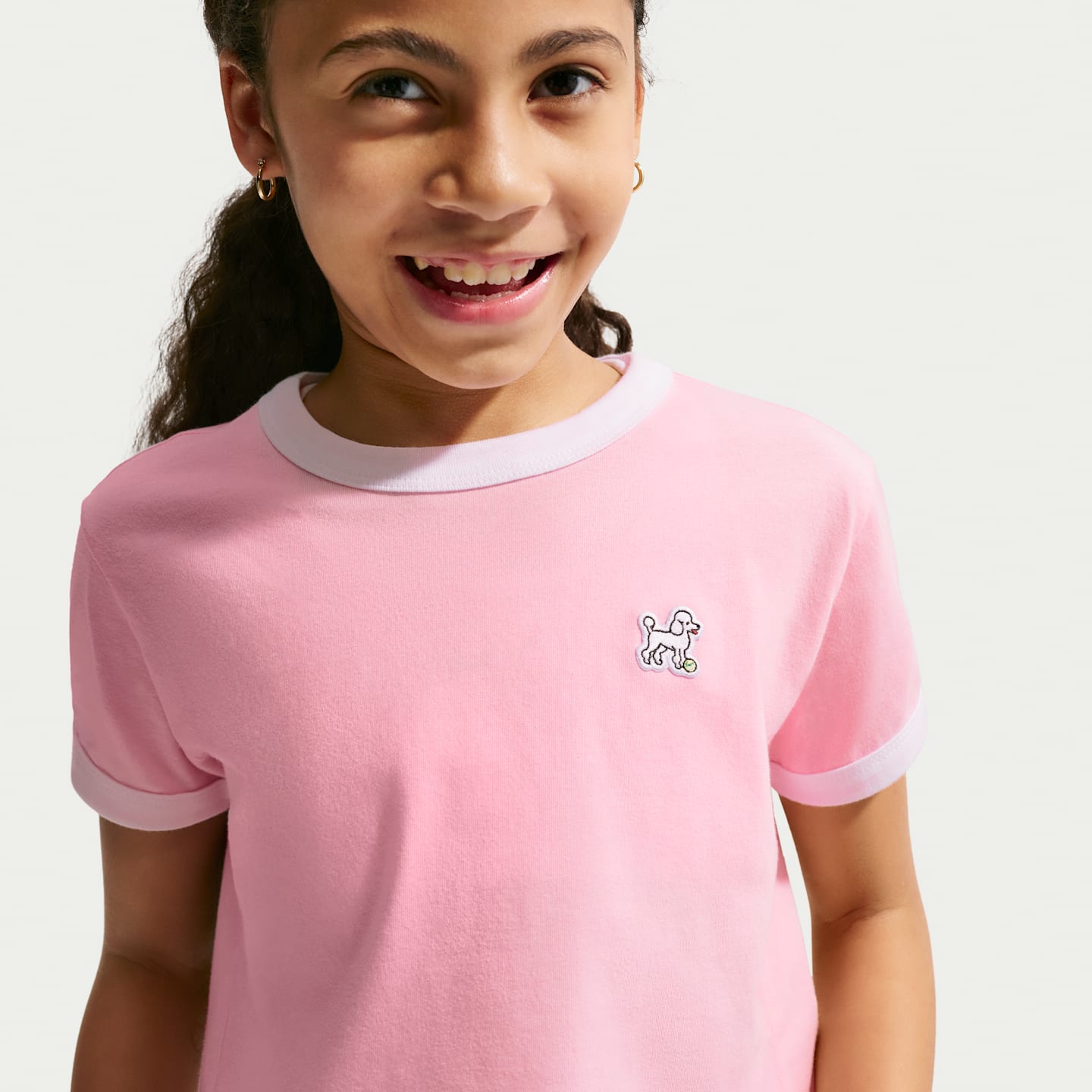Детские футболки Nike Sportswear Big Kids' Cropped T-Shirt — фото 3