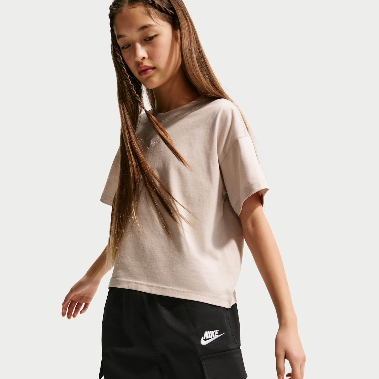 Детские шорты Nike Sportswear Club Big Kids' Woven Cargo Shorts — фото 5