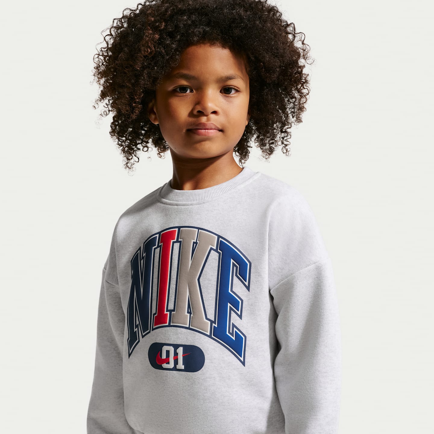 Детские свитеры Nike Sportswear Little Kids' Multisport Fleece Crew — фото 1