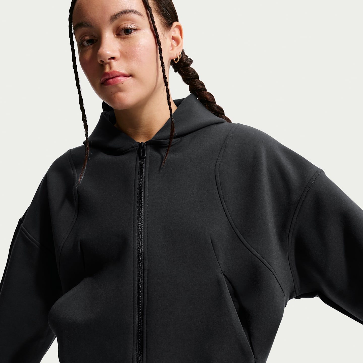 Детские худи Nike MAVN Girls' Therma-FIT Knit Full-Zip — фото 3