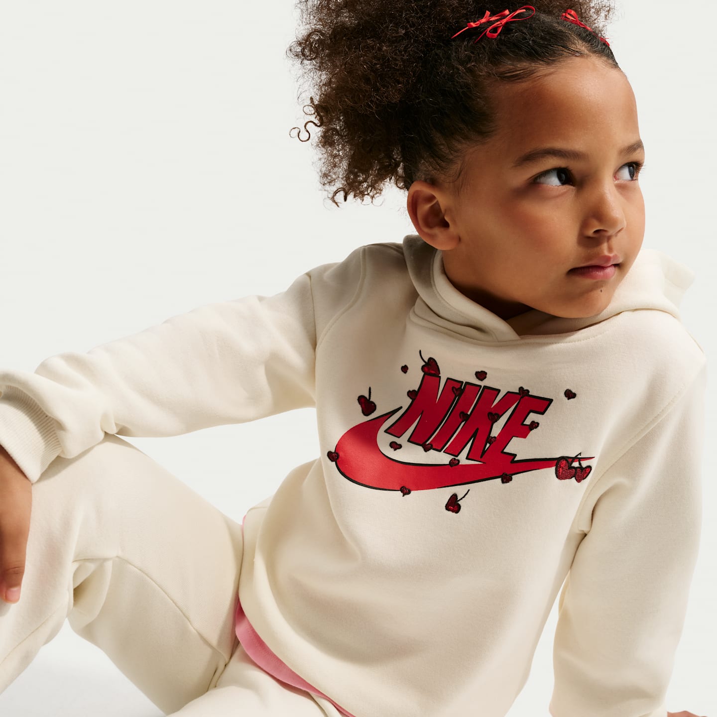 Детские брюки Nike Little Kids' Fleece Pullover Hoodie and Joggers Set — фото 6