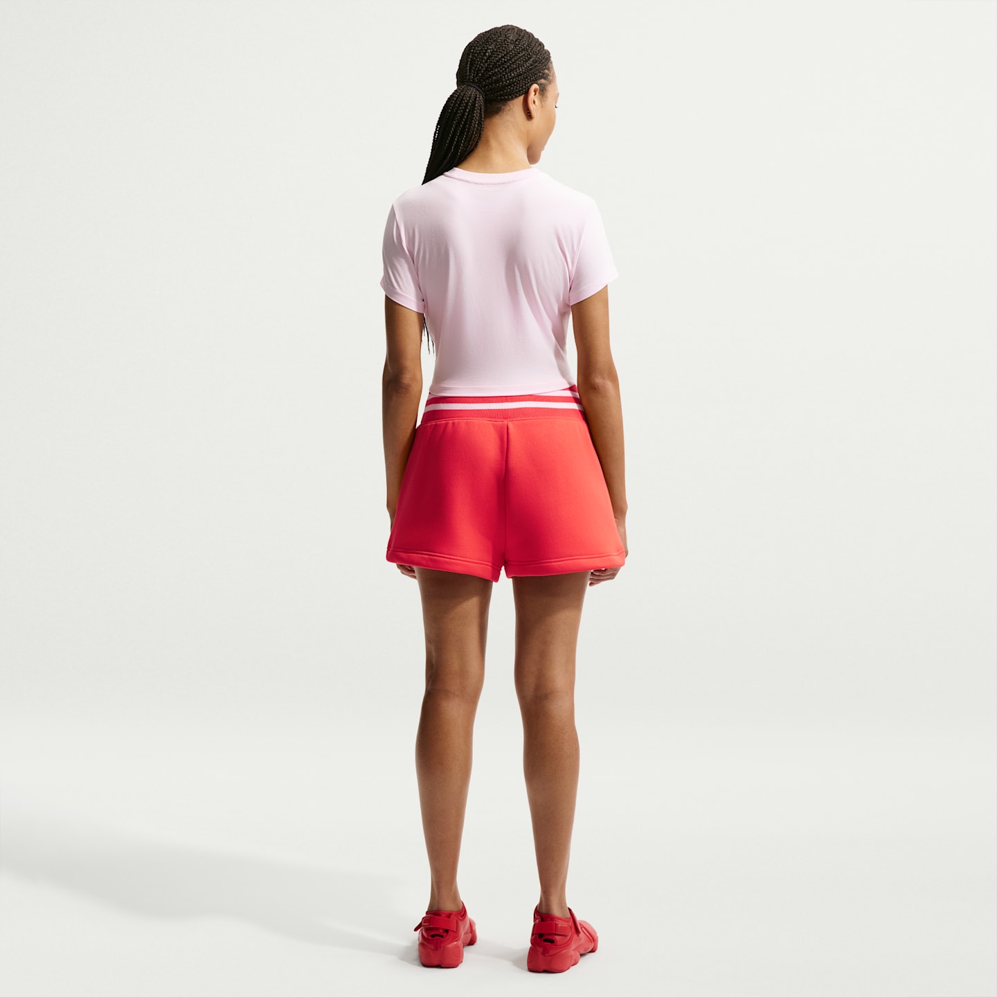 Женские шорты Nike Sportswear Phoenix Fleece Women's High-Waisted 4" Shorts — фото 5
