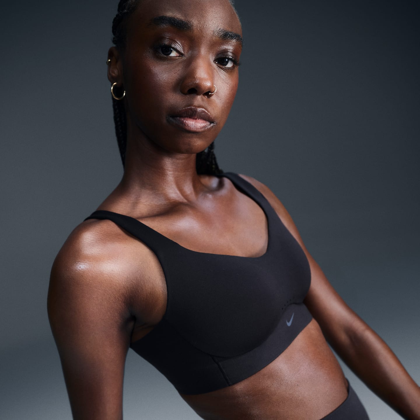 Спортивное бра Alate Convertible, уплотнённая чашка — Nike