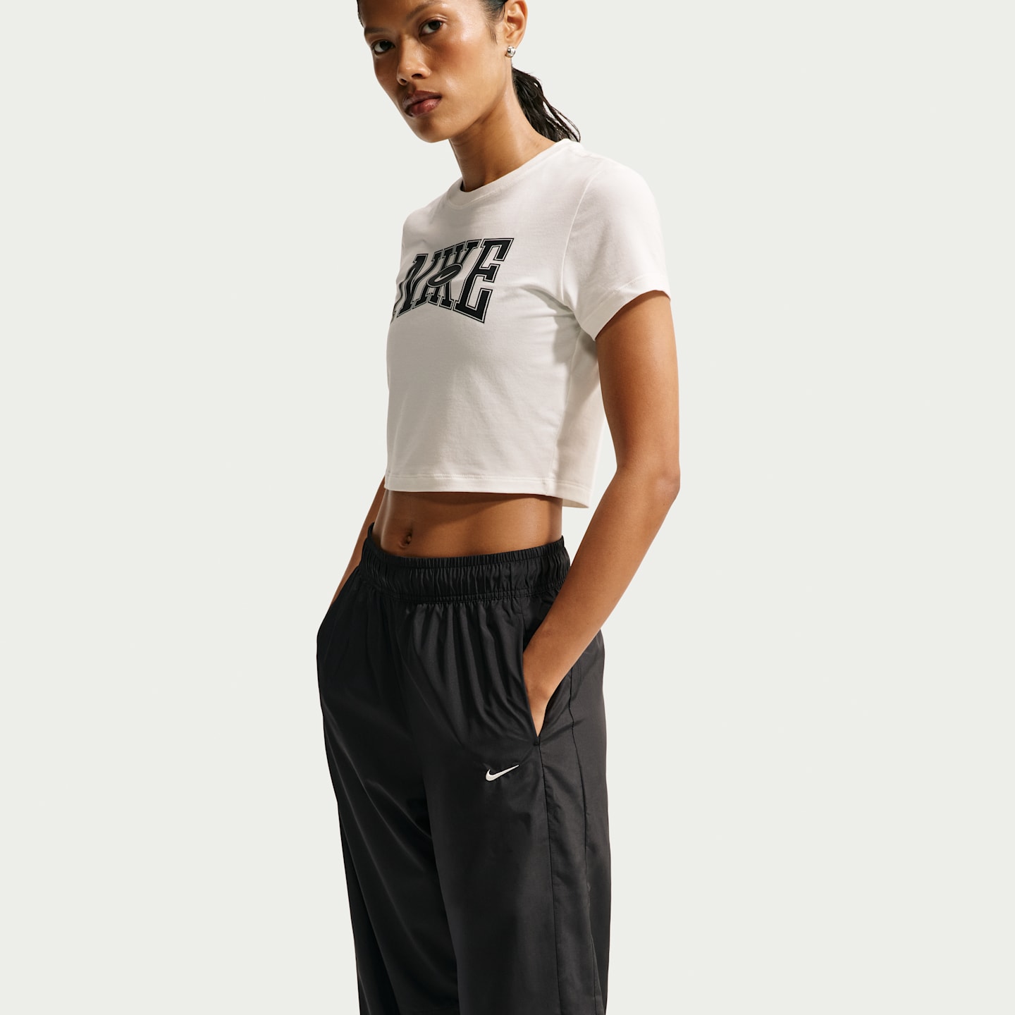 Женские брюки Nike Sportswear Classic Women's Mid-Rise Open-Hem Pants — фото 4