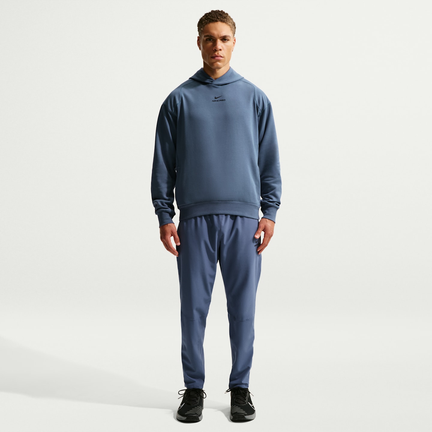 Мужские худи Nike Pro Men's Dri-FIT Mid Layer Training — фото 4