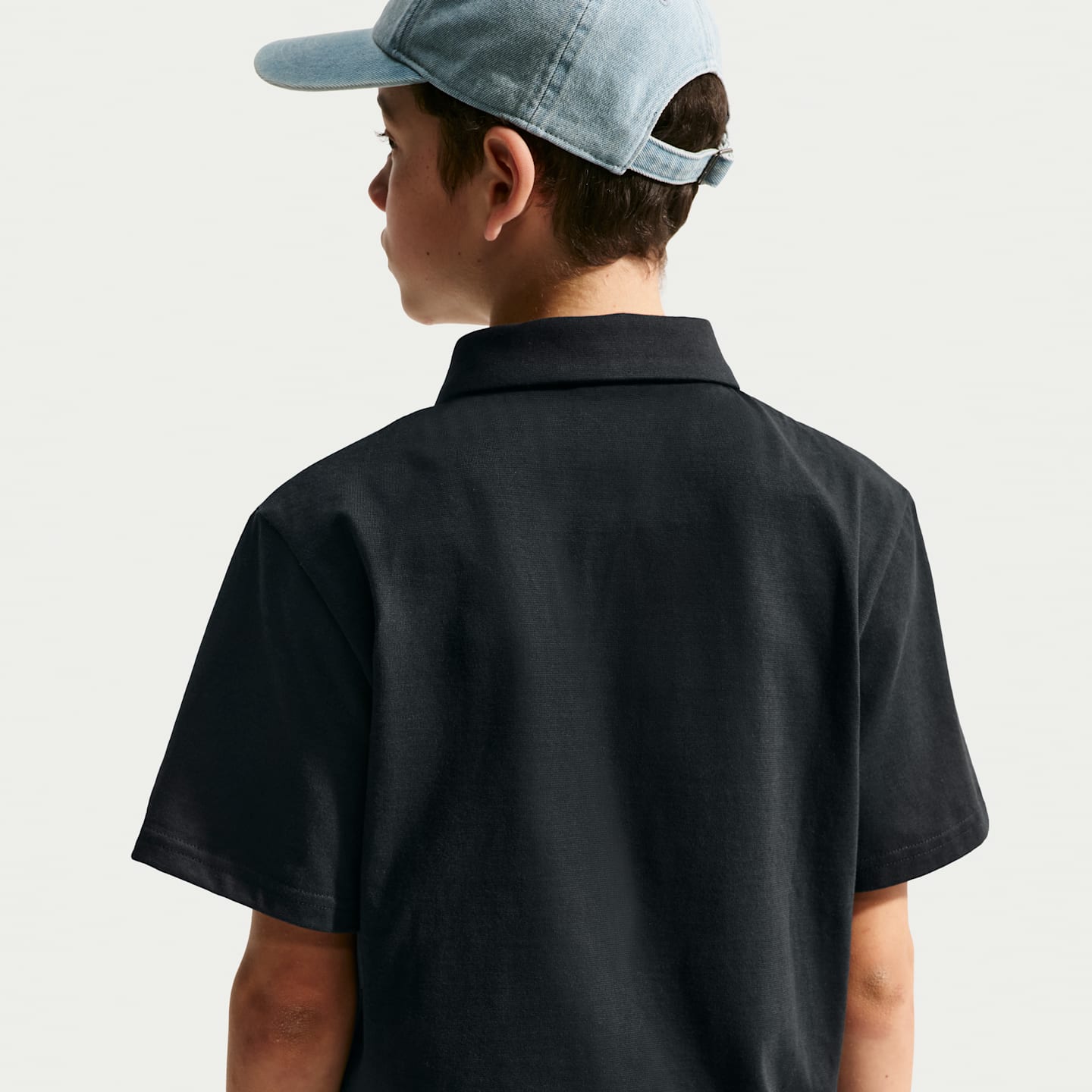 Детские топы Nike Sportswear Club Big Kids' Knit Short-Sleeve Polo — фото 5