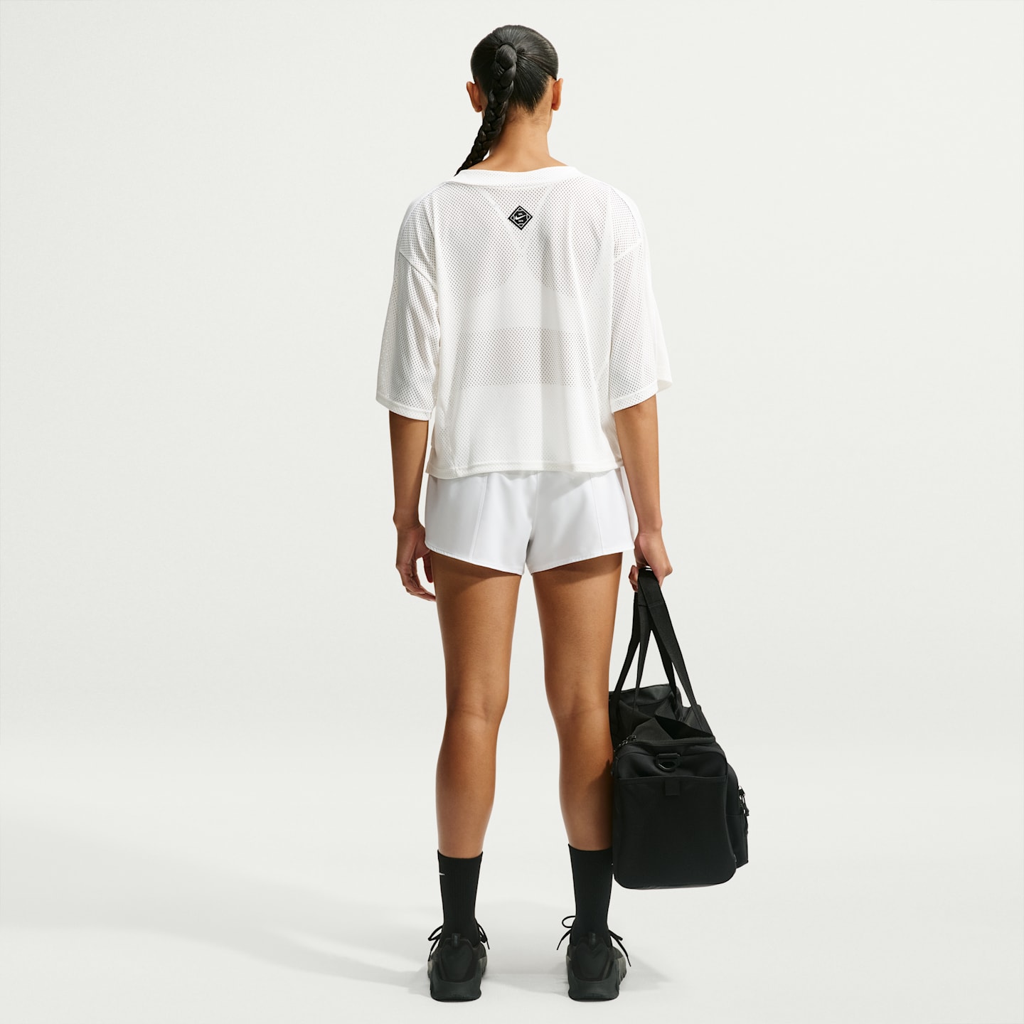 Женские топы Nike One Women's Dri-FIT Oversized Short-Sleeve Top — фото 5