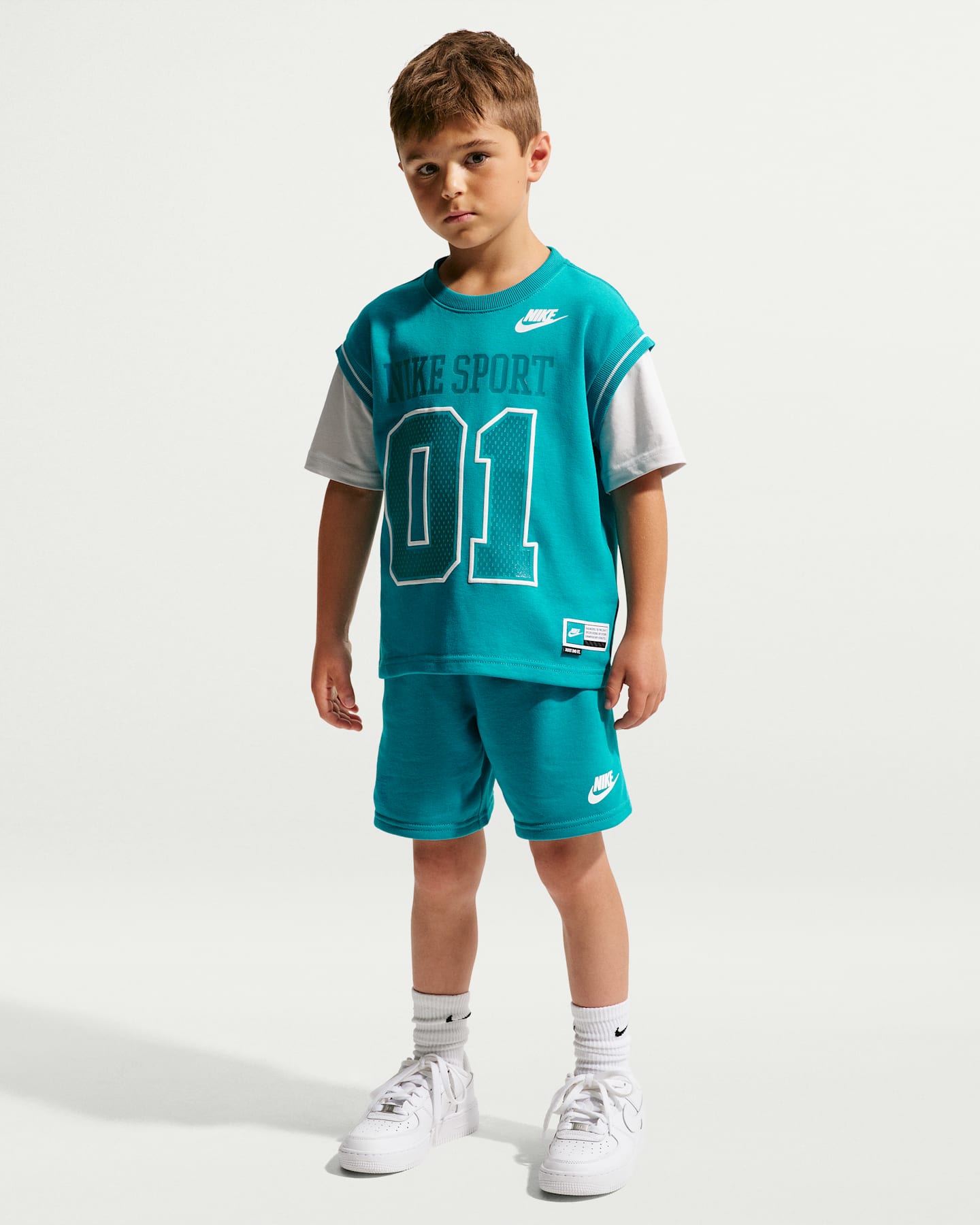 Детские шорты Nike Sportswear Little Kids' Multisport 2-Piece Shorts Set — фото 8