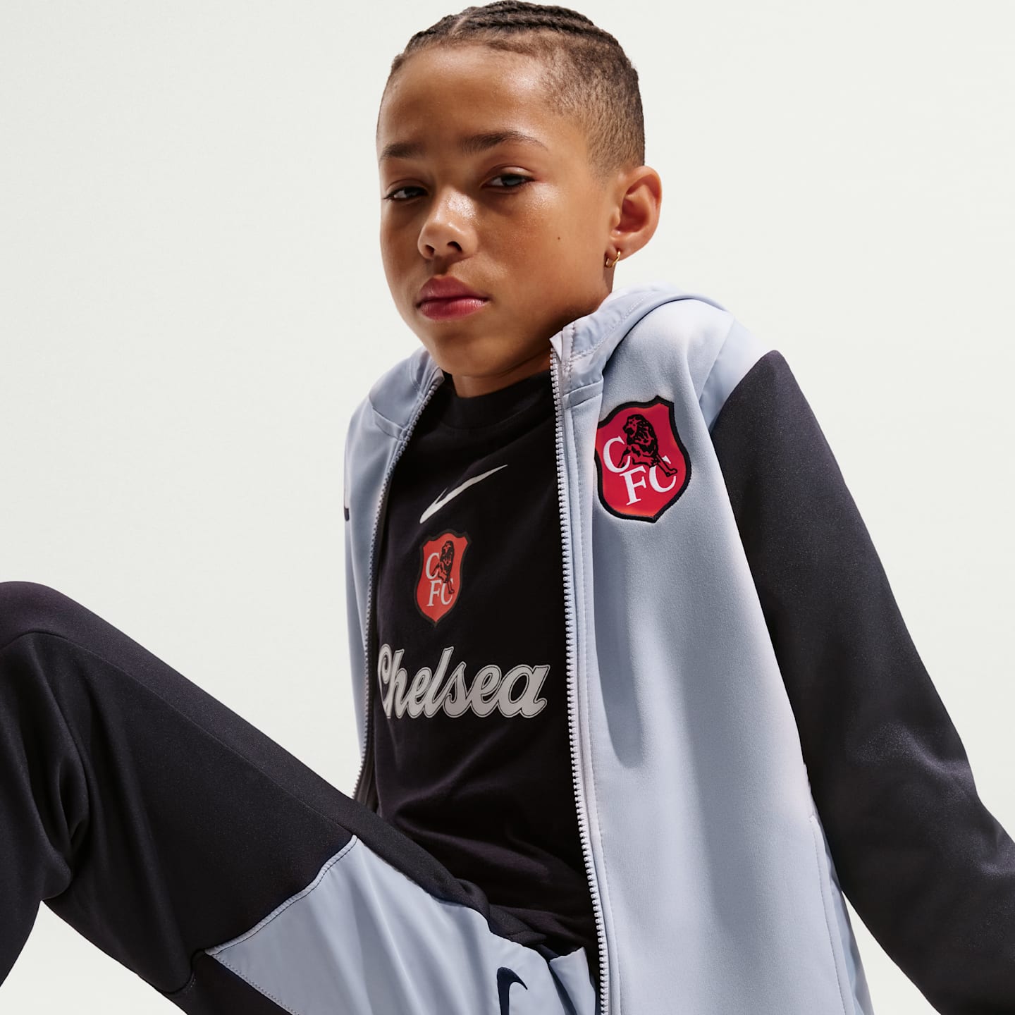 Детские кроссовки Nike Chelsea FC SE Big Kids' Nike Soccer Woven Tracksuit — фото 6