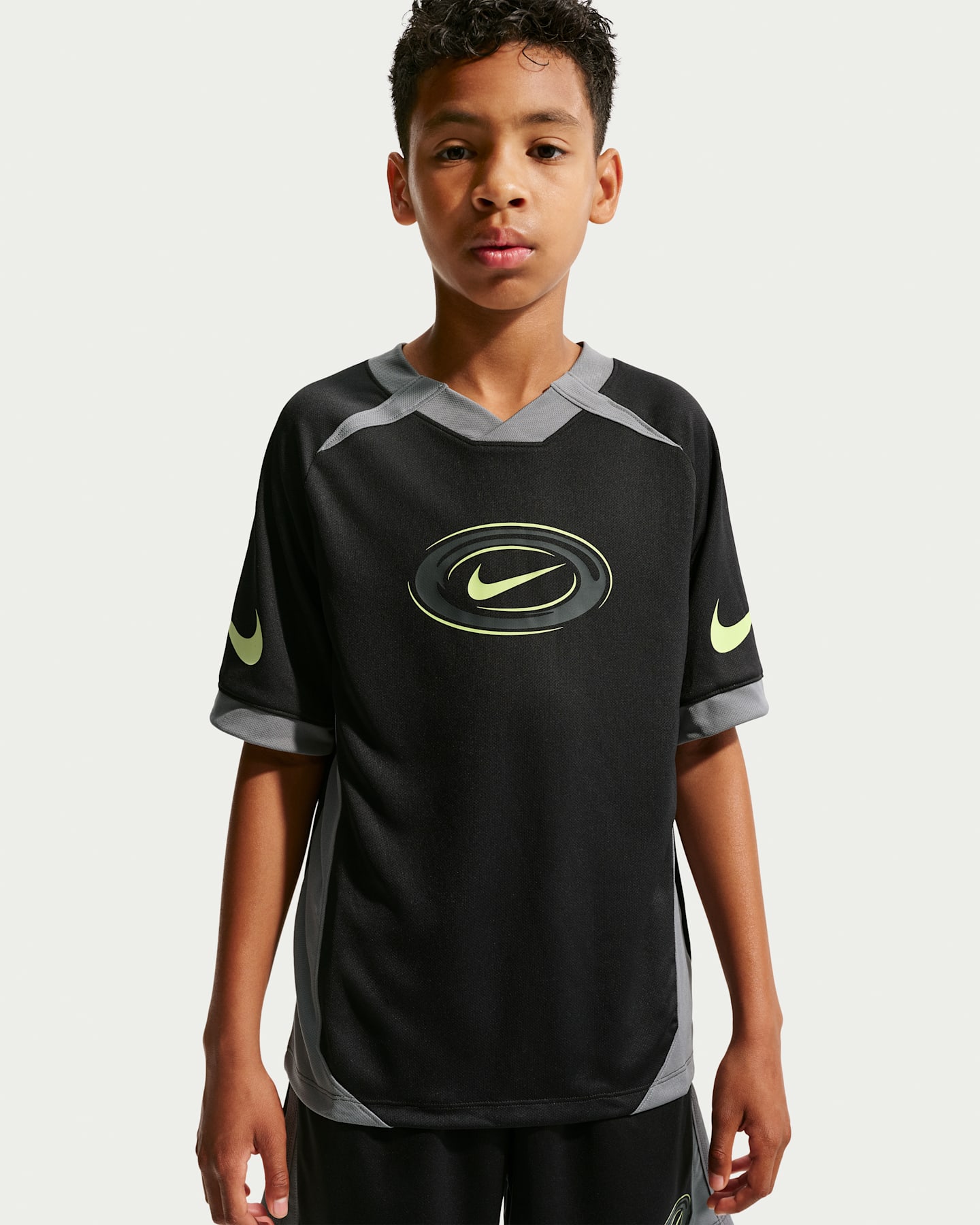Детские топы Nike Multi Big Kids' (Boys') Dri-FIT Short-Sleeve Top — фото 6