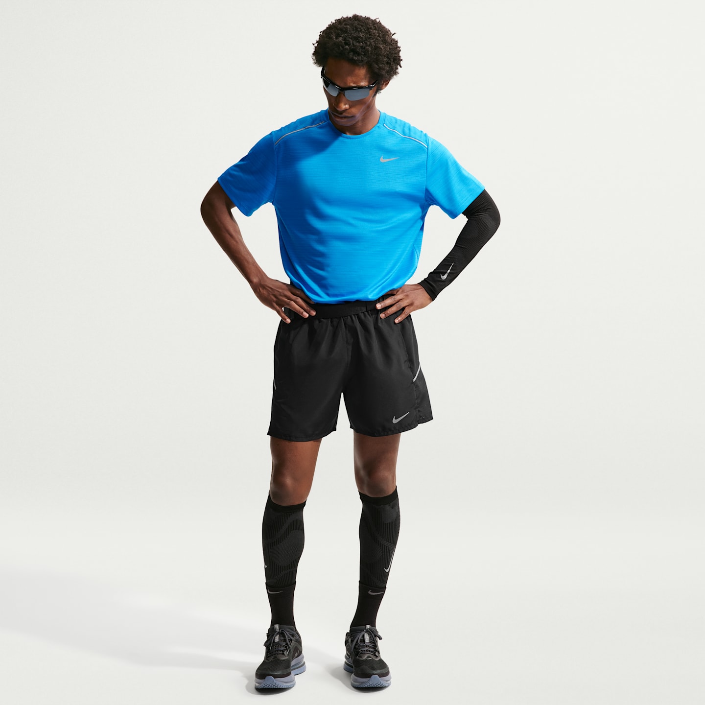 Мужские шорты Nike Miler Men's Dri-FIT 5" Brief-Lined Running Shorts — фото 1