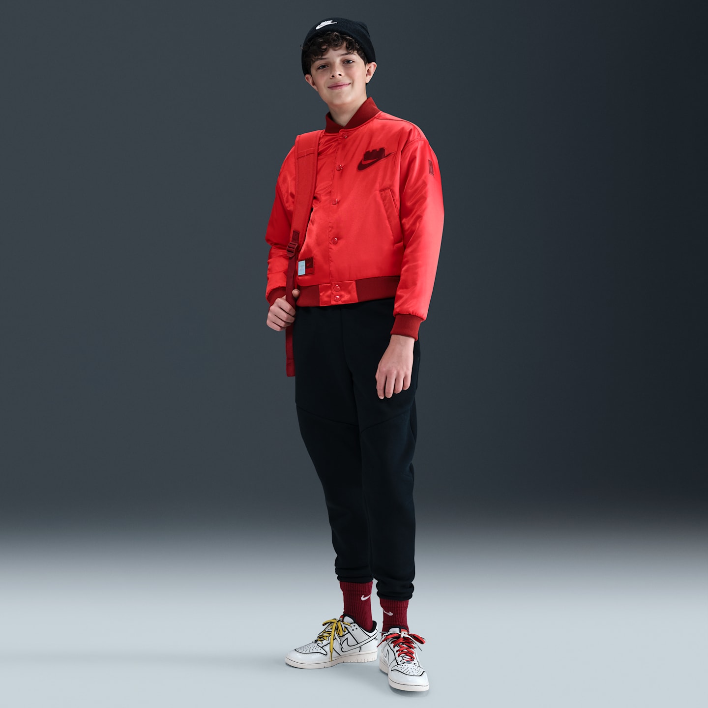 Детские куртки Nike x LEGO® Collection Big Kids' Basketball Jacket — фото 7