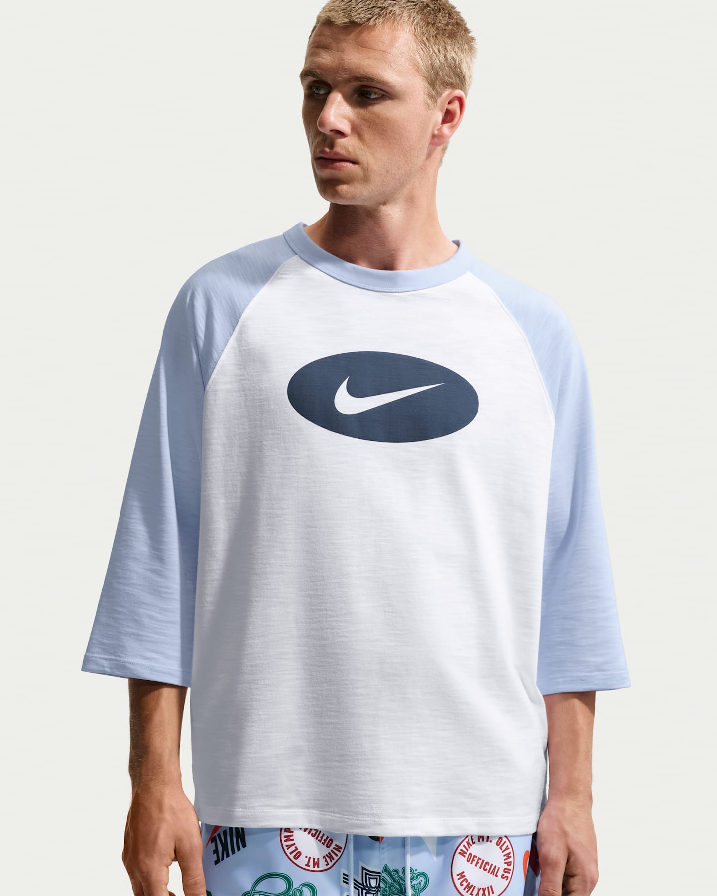 Мужские кроссовки Nike Club Men's 3/4-Sleeve Raglan Top — фото 6