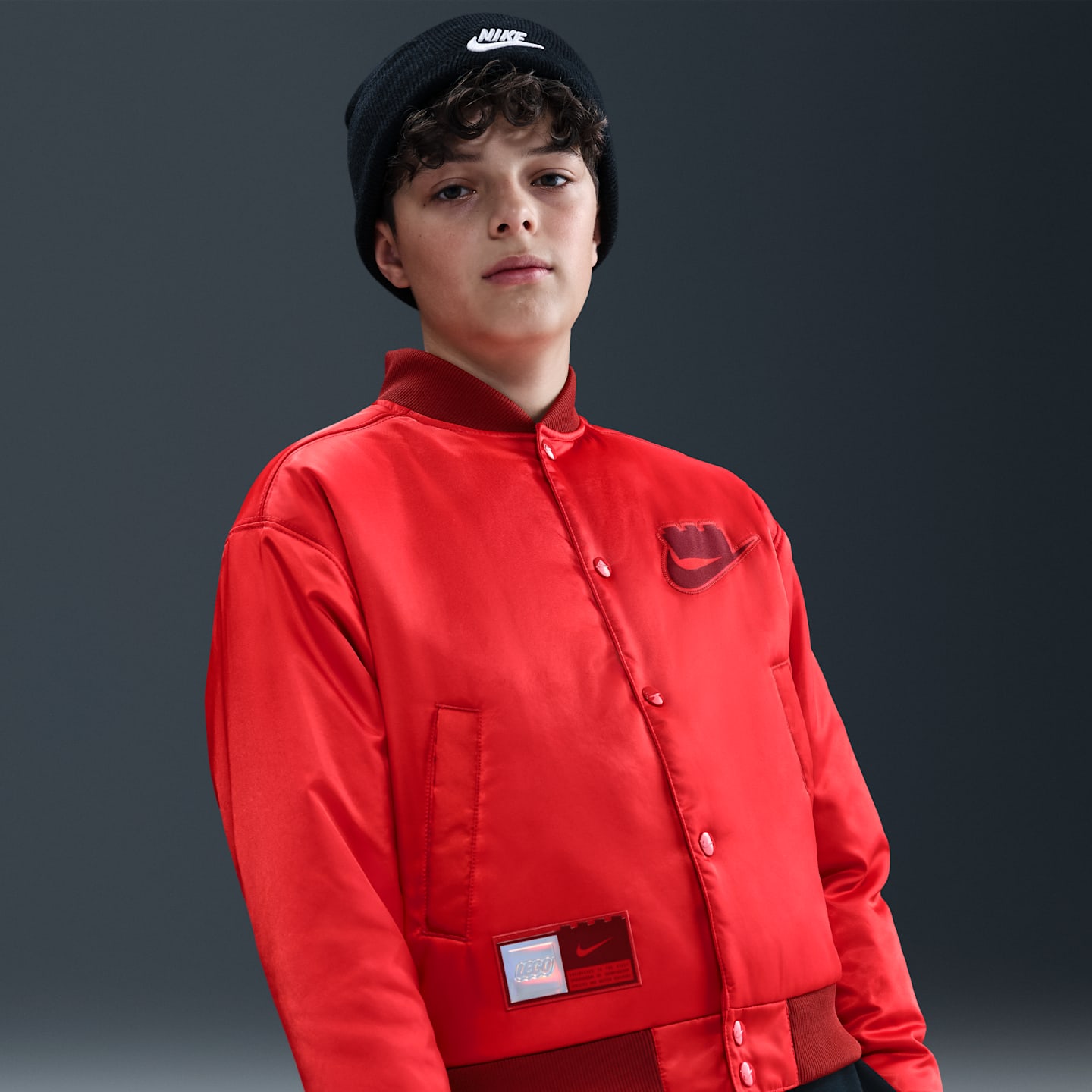 Детские куртки Nike x LEGO® Collection Big Kids' Basketball Jacket — фото 3
