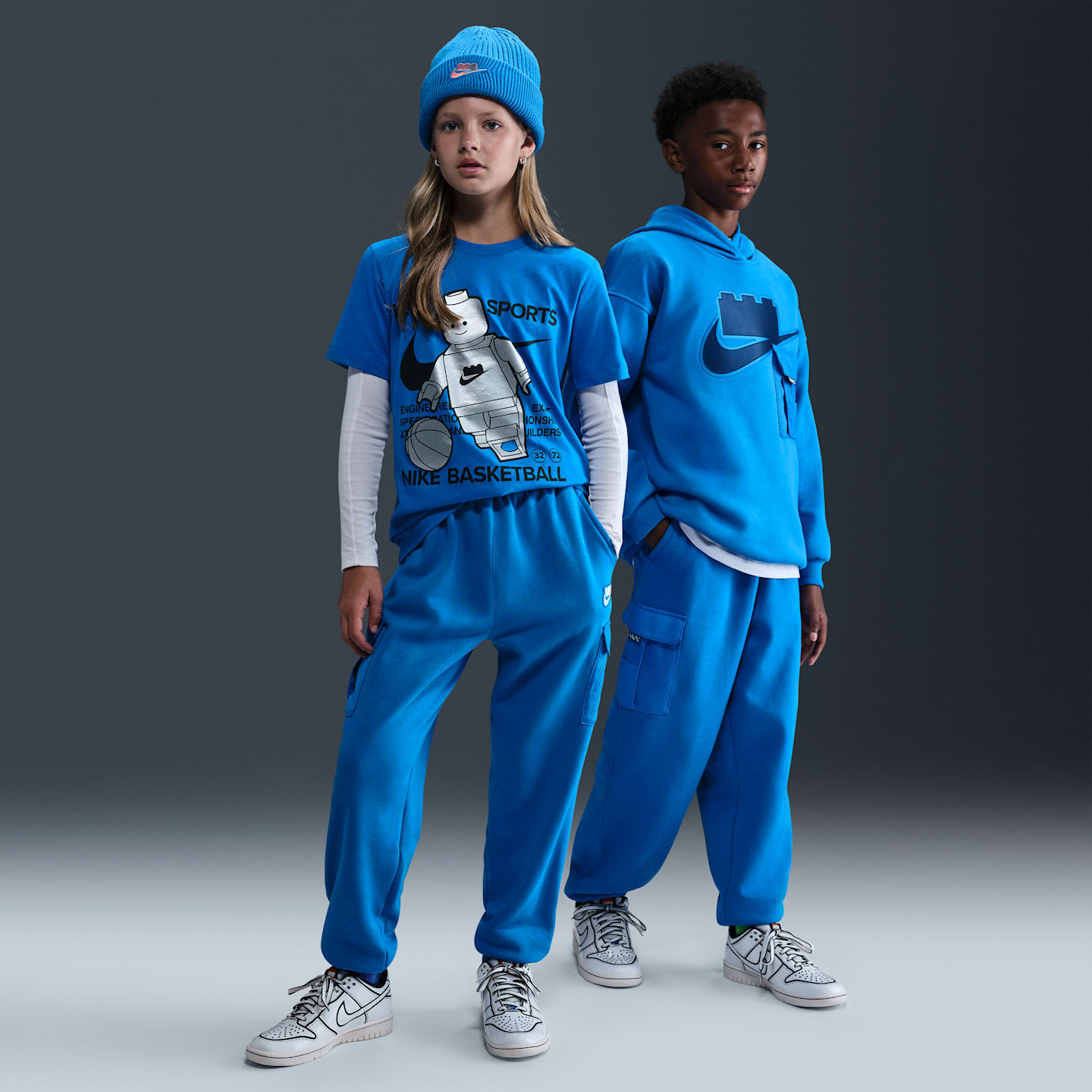 Детские брюки Nike x LEGO® Collection Big Kids' Cargo Pants — фото 1