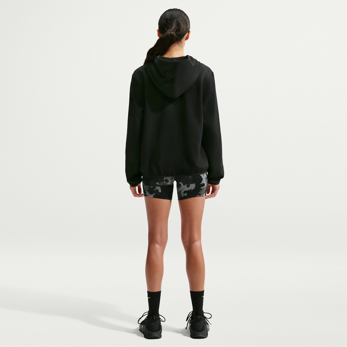 Женские худи Nike Studio Fleece Sport Women's Dri-FIT Pullover — фото 5