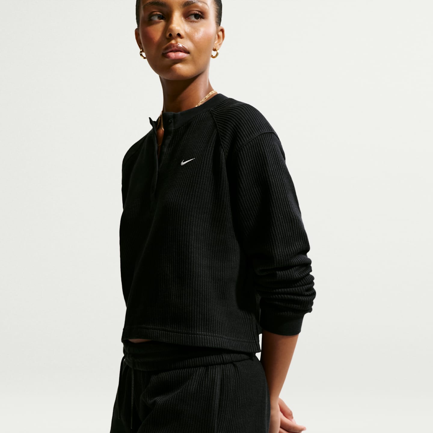 Женские шорты Nike Sportswear Chill Waffle Women's Loose Mid-Rise Shorts — фото 4