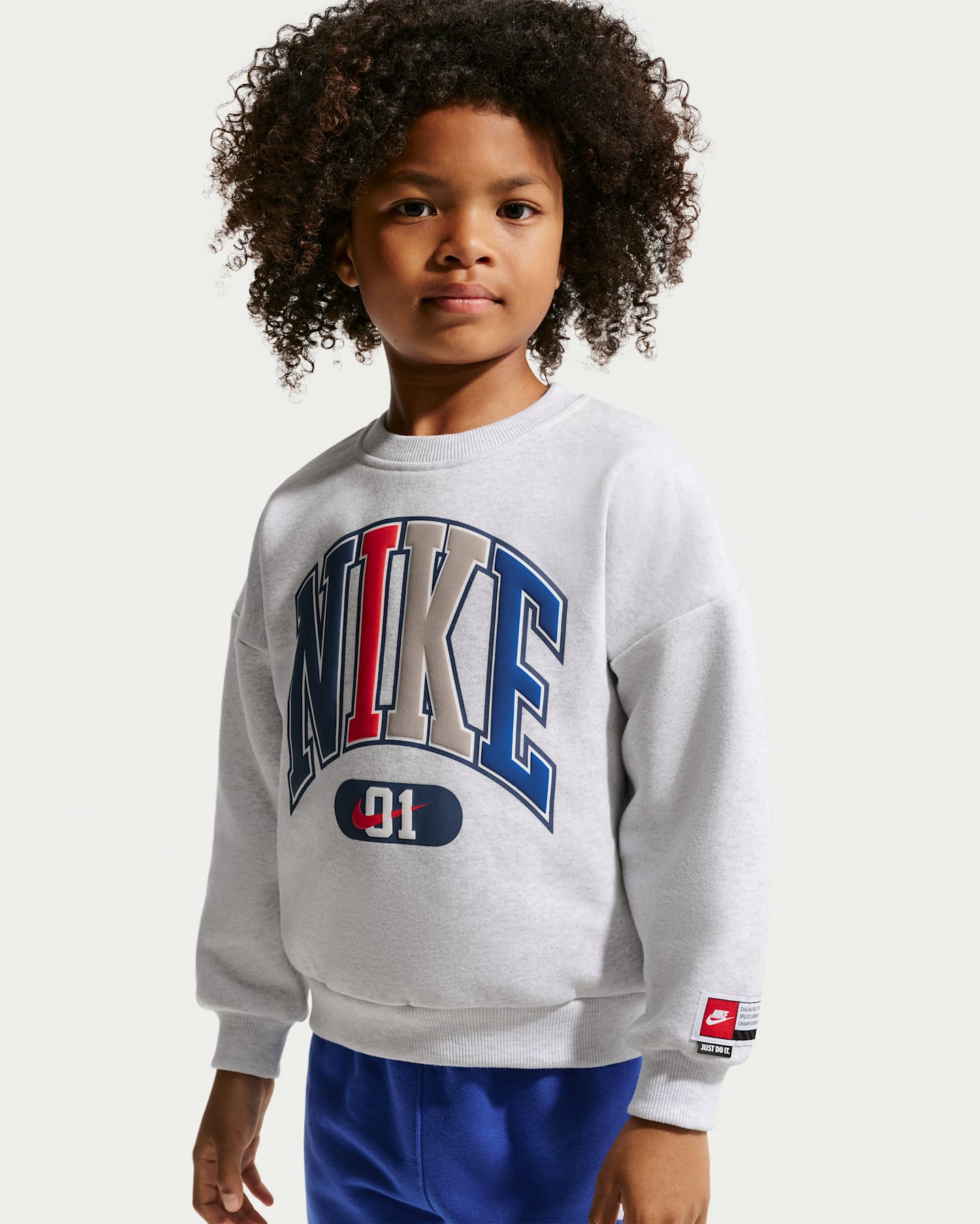 Детские свитеры Nike Sportswear Little Kids' Multisport Fleece Crew — фото 6