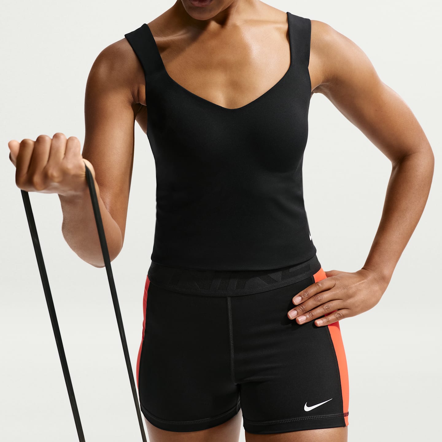Спортивное бра Pro Sculpt, уплотнённая чашка, средняя поддержка — Nike — фото 3