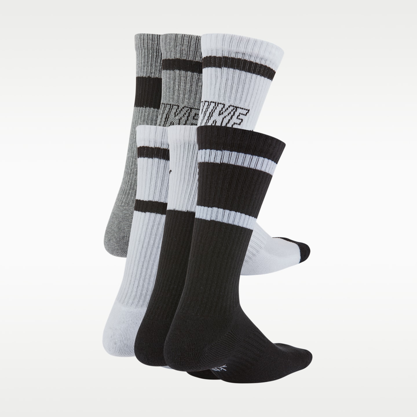 Детские носки Nike Everyday Kids' Cushioned Crew Socks (6 Pairs) — фото 2