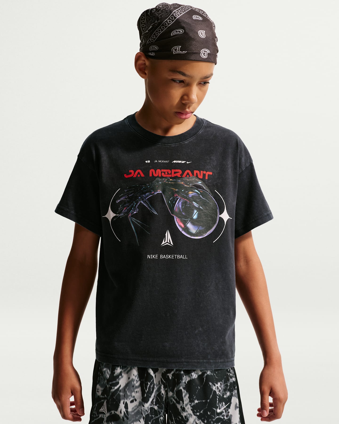 Детские футболки Nike Ja Morant Big Kids' T-Shirt — фото 6