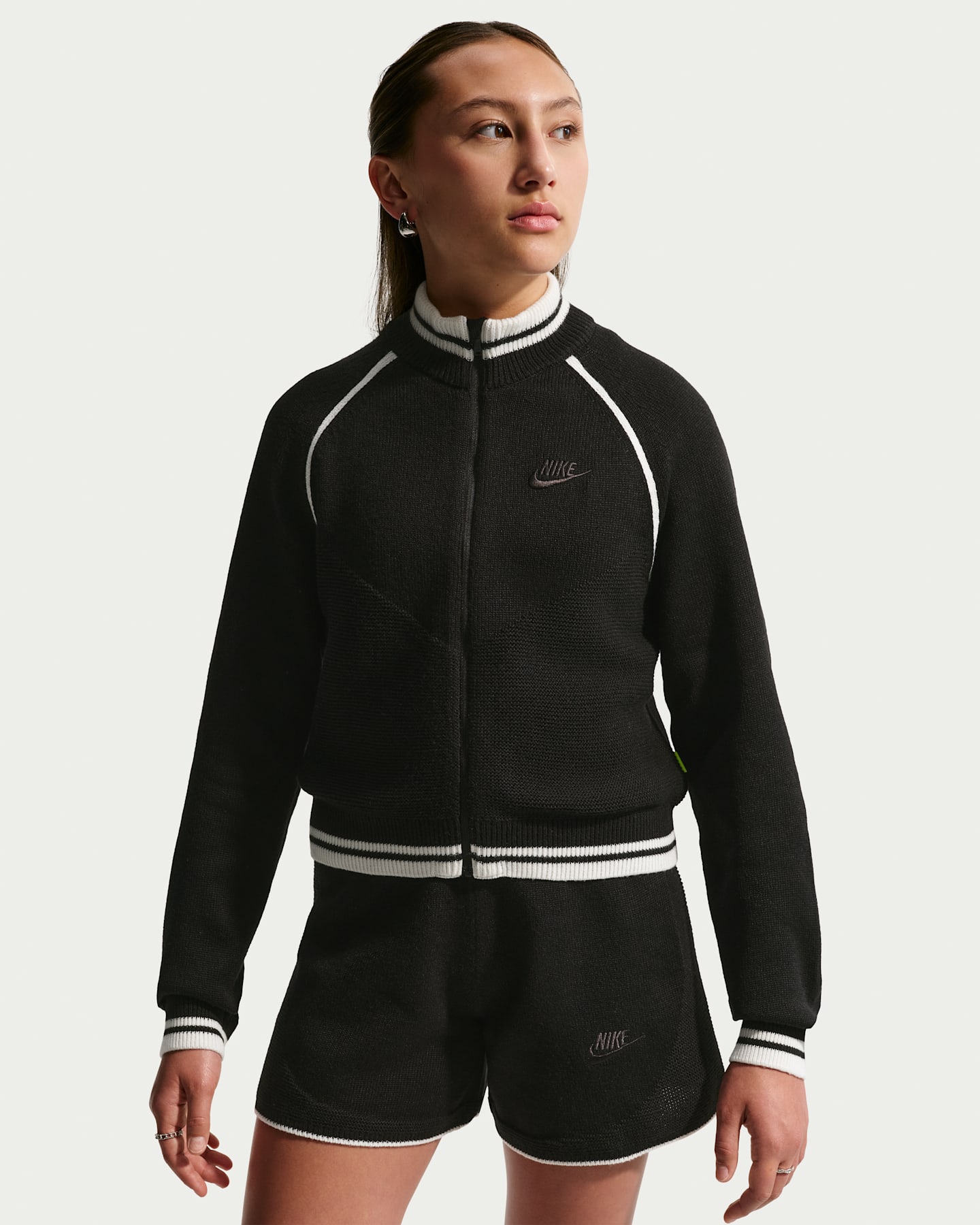 Детские свитеры Nike Sportswear Collection Big Kids' (Girls') Sweater Track Jacket — фото 6