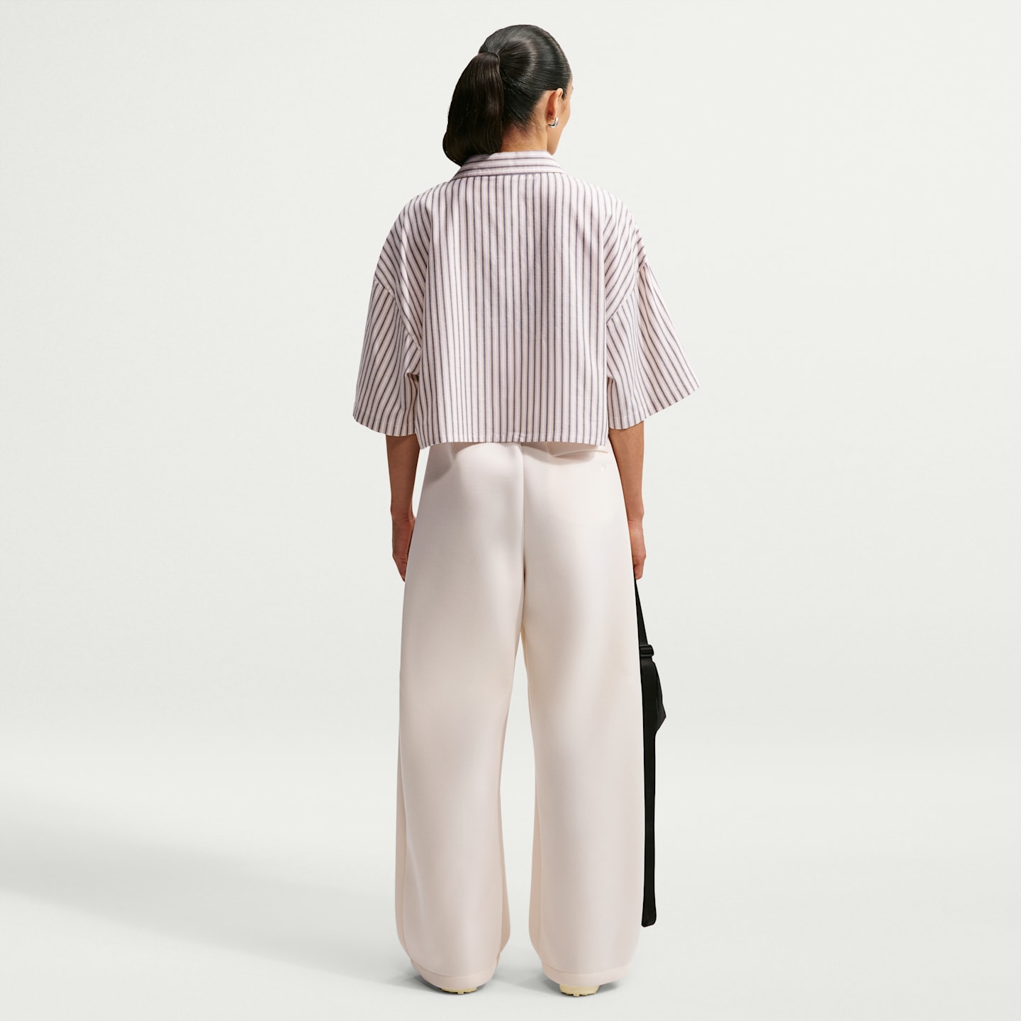 Женские кроссовки Nike Sportswear Chill Poplin Women's Oversized Striped Top — фото 5