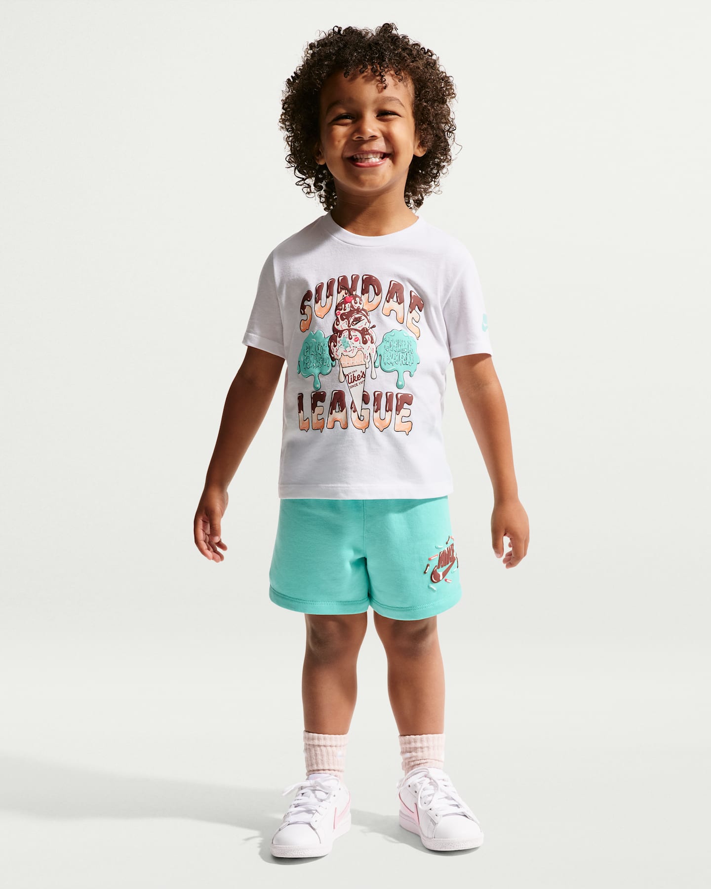 Детские шорты Nike Sportswear Toddler Sundae League 2-Piece Shorts Set — фото 8