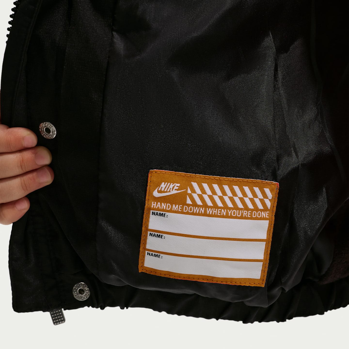 Nike Toddler Jacquard Logo Mixed Media Puffer Jacket — фото 6