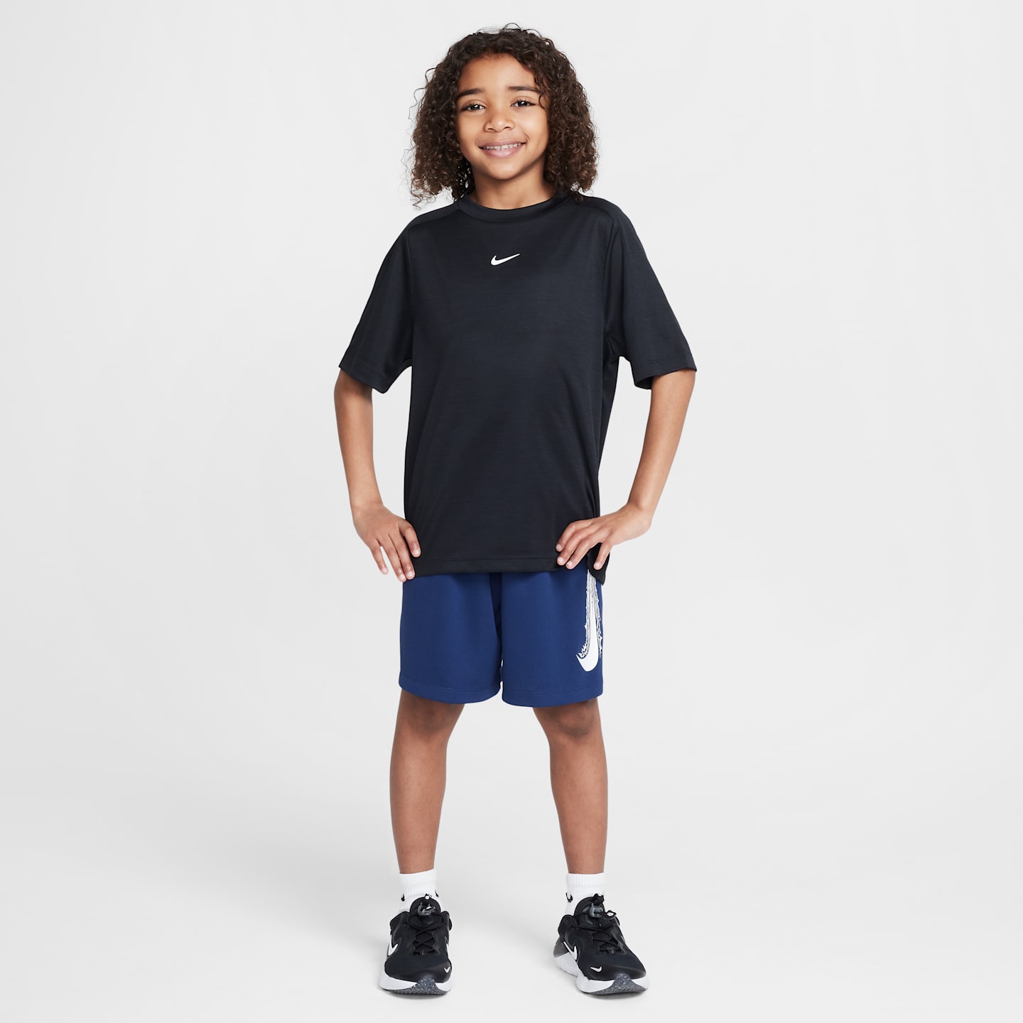 Детские топы Nike Multi Big Kids' Dri-FIT Short-Sleeve Top — фото 5