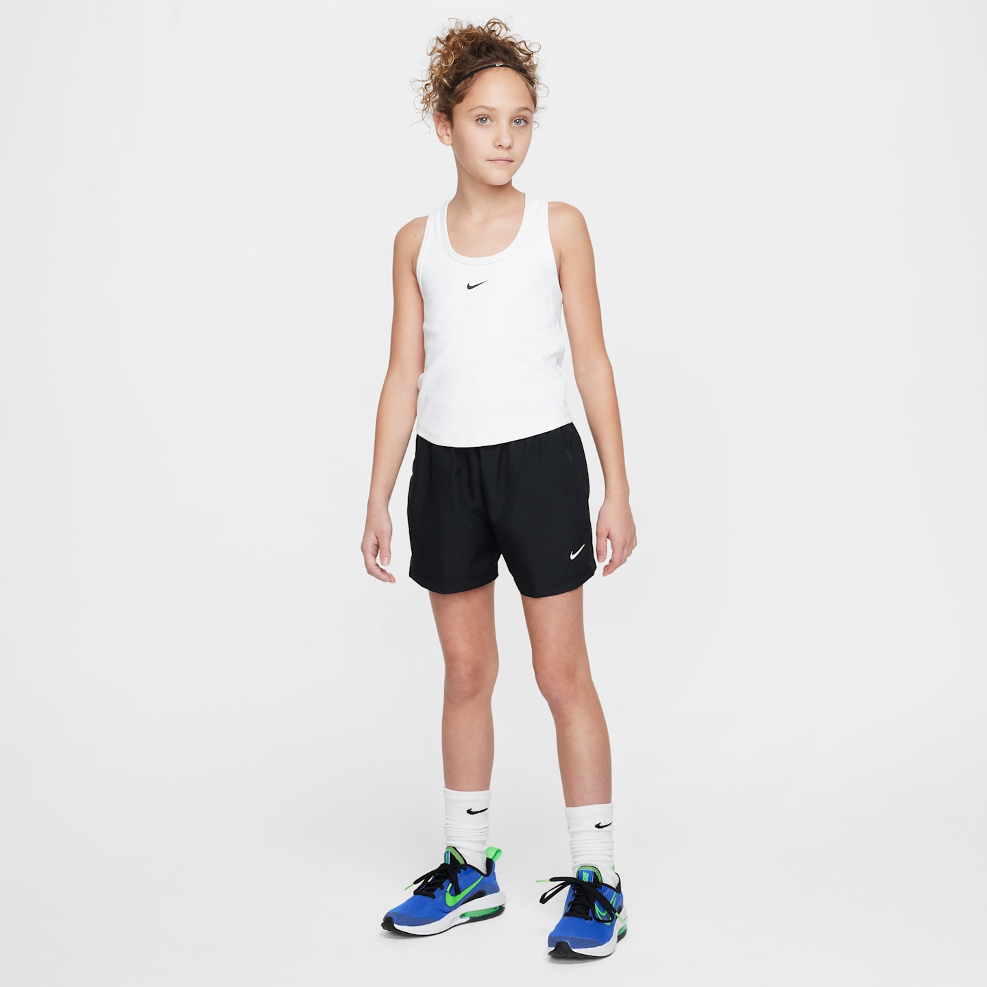 Детские шорты Nike Multi Big Kids' Dri-FIT Woven Shorts — фото 7