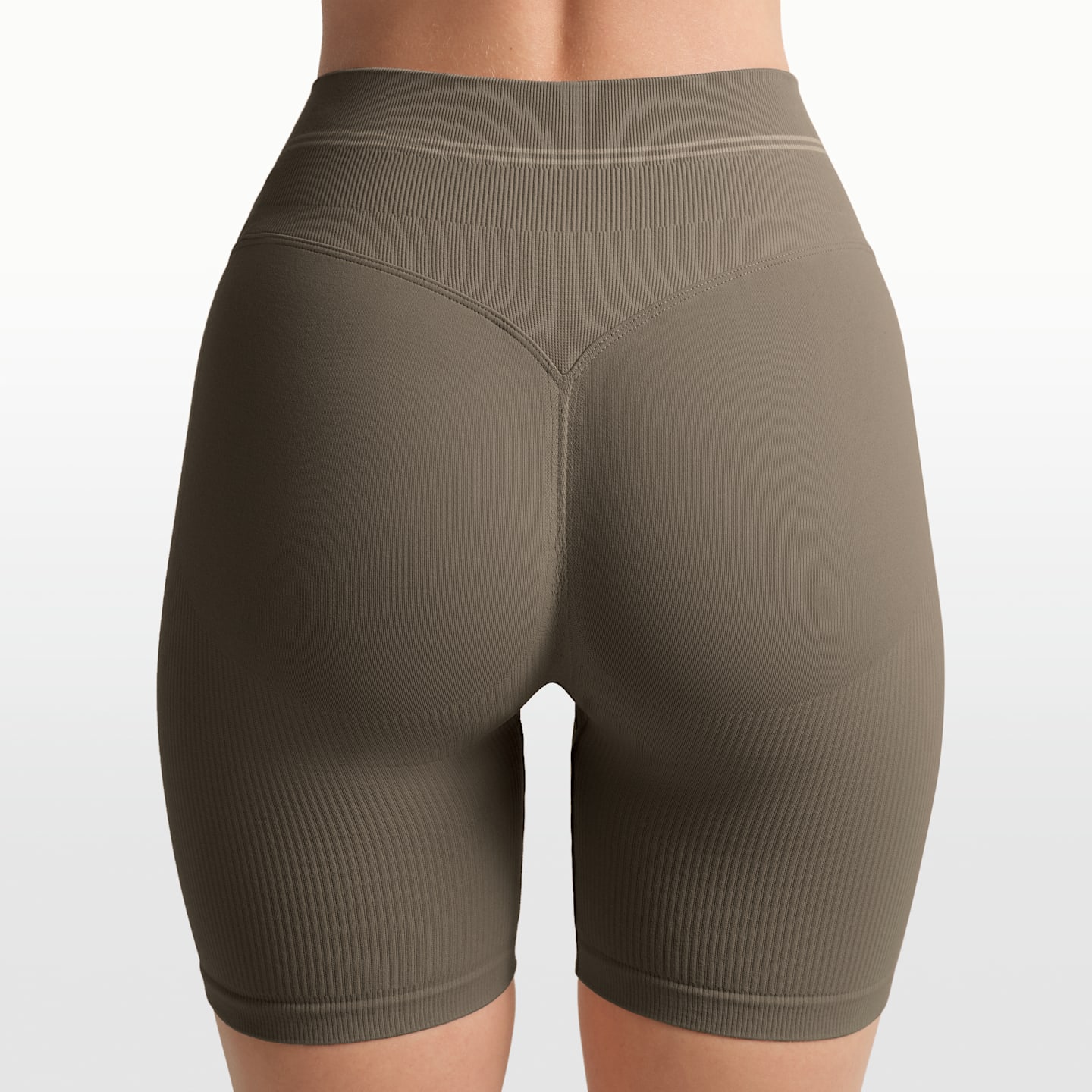 Женские шорты Nike NikeSKIMS Ribbed Seamless Women's 5" Shorts — фото 3