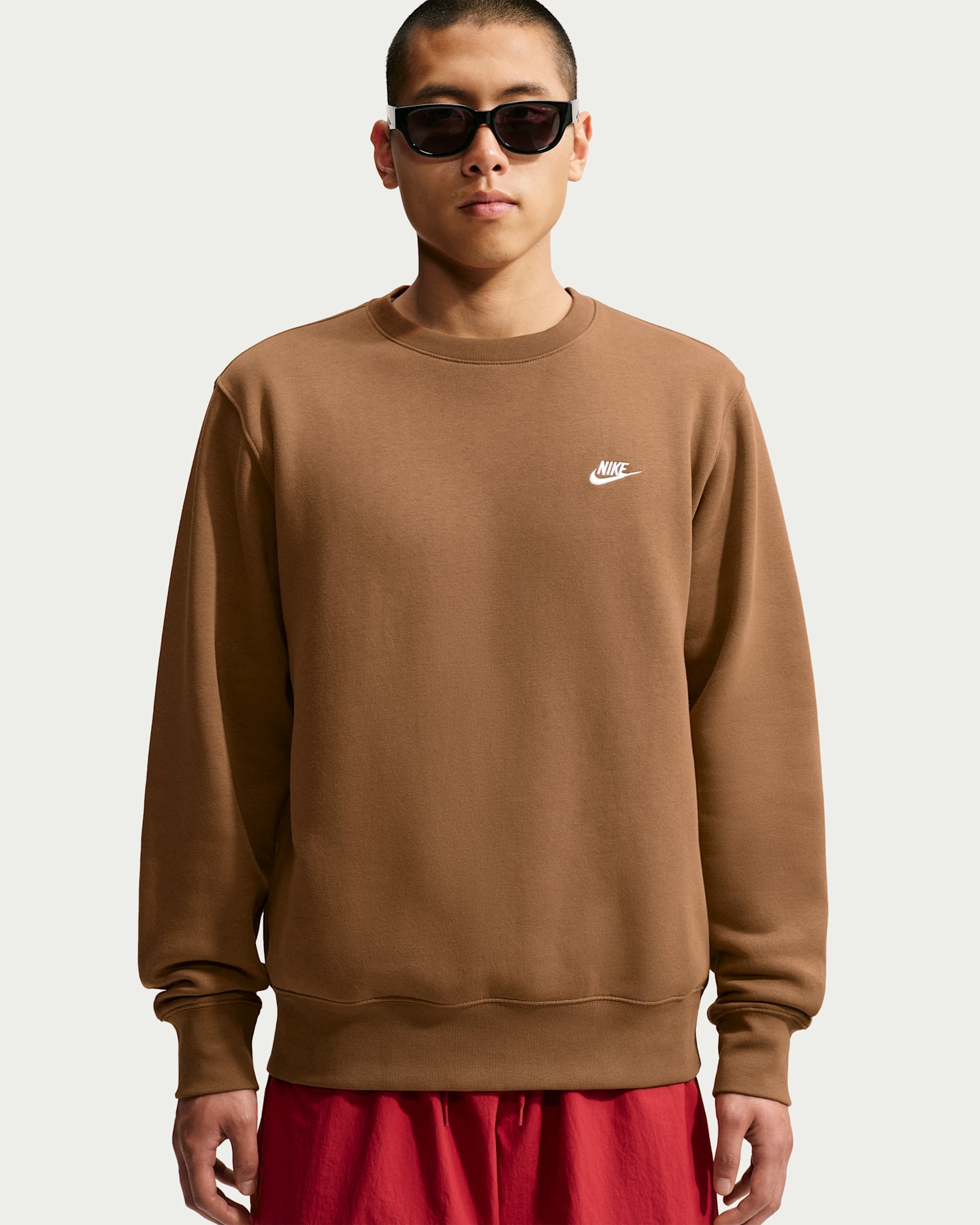 Мужские свитеры Nike Club Men's Fleece Crew — фото 6