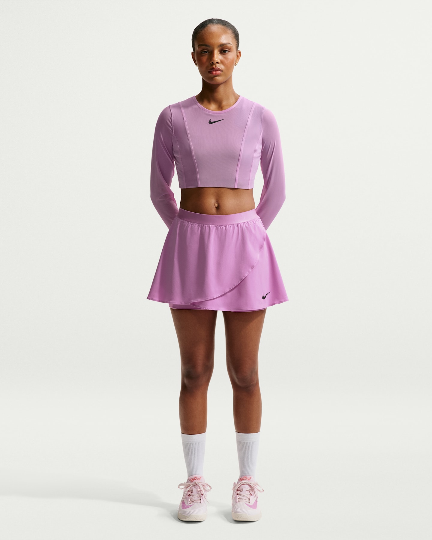NikeCourt Slam Women's Dri-FIT High-Waisted Tennis Skirt — фото 8