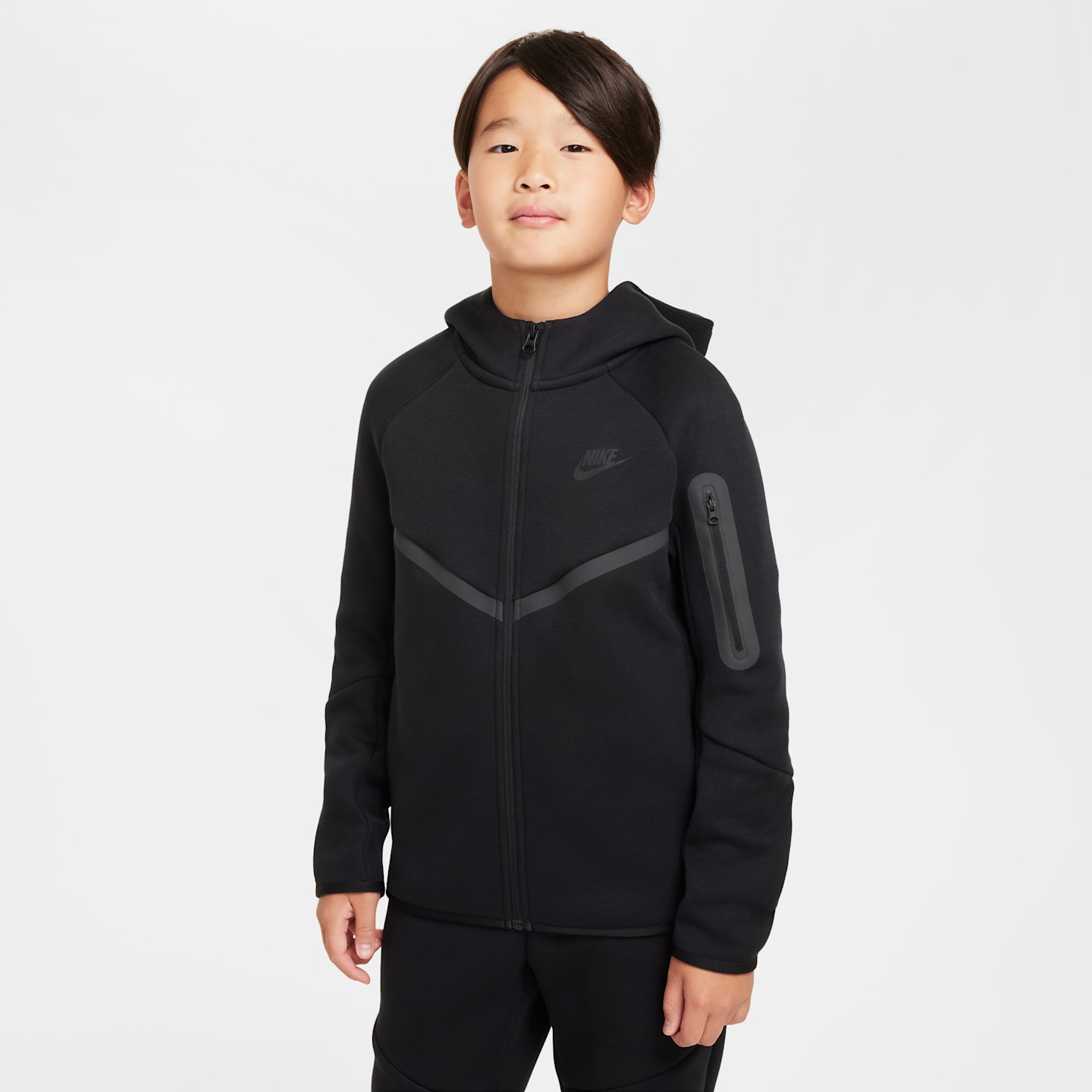 Детские худи Nike Sportswear Tech Fleece Big Kids' Full-Zip — фото 1