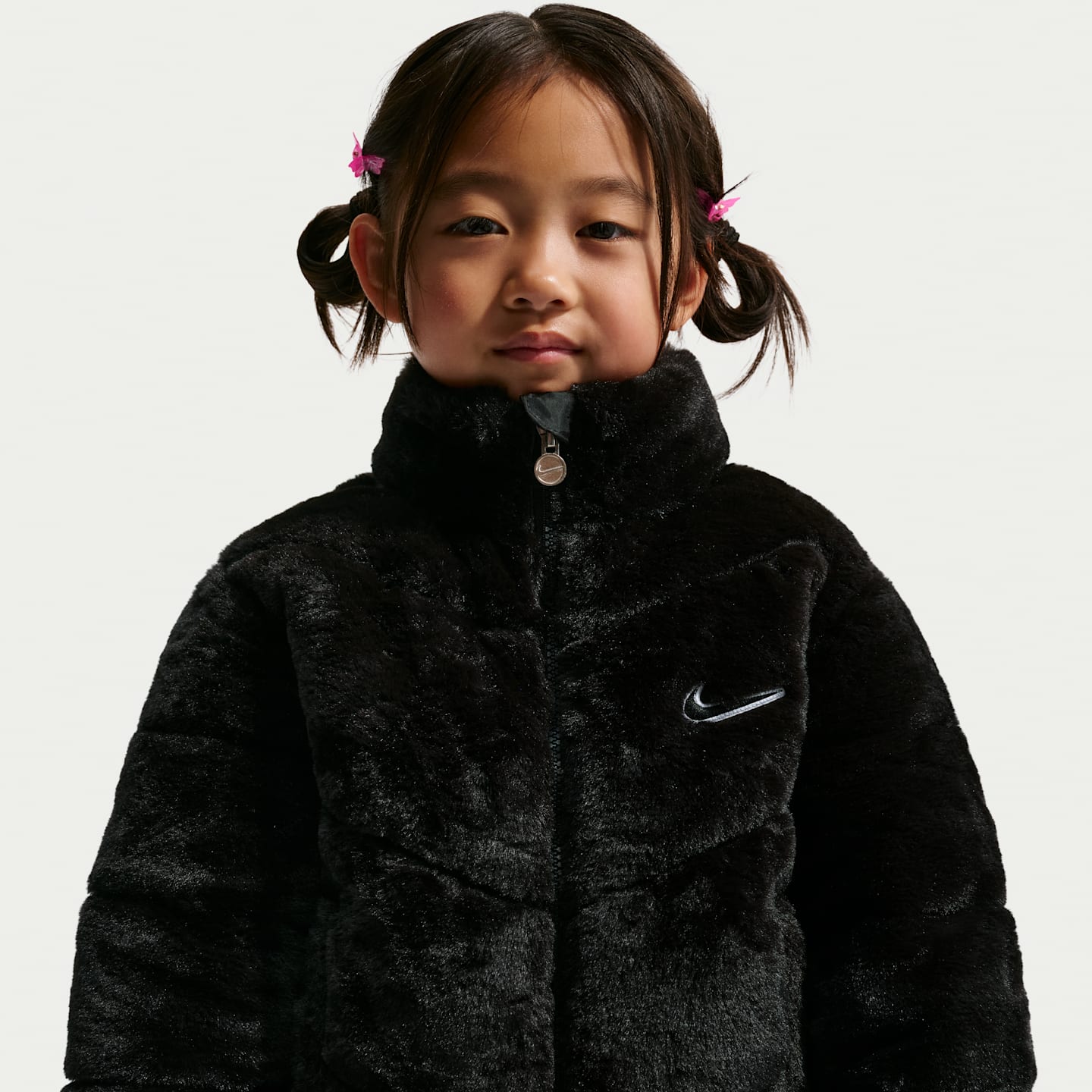 Детские куртки Nike Toddler Quilted Faux Fur Jacket — фото 1