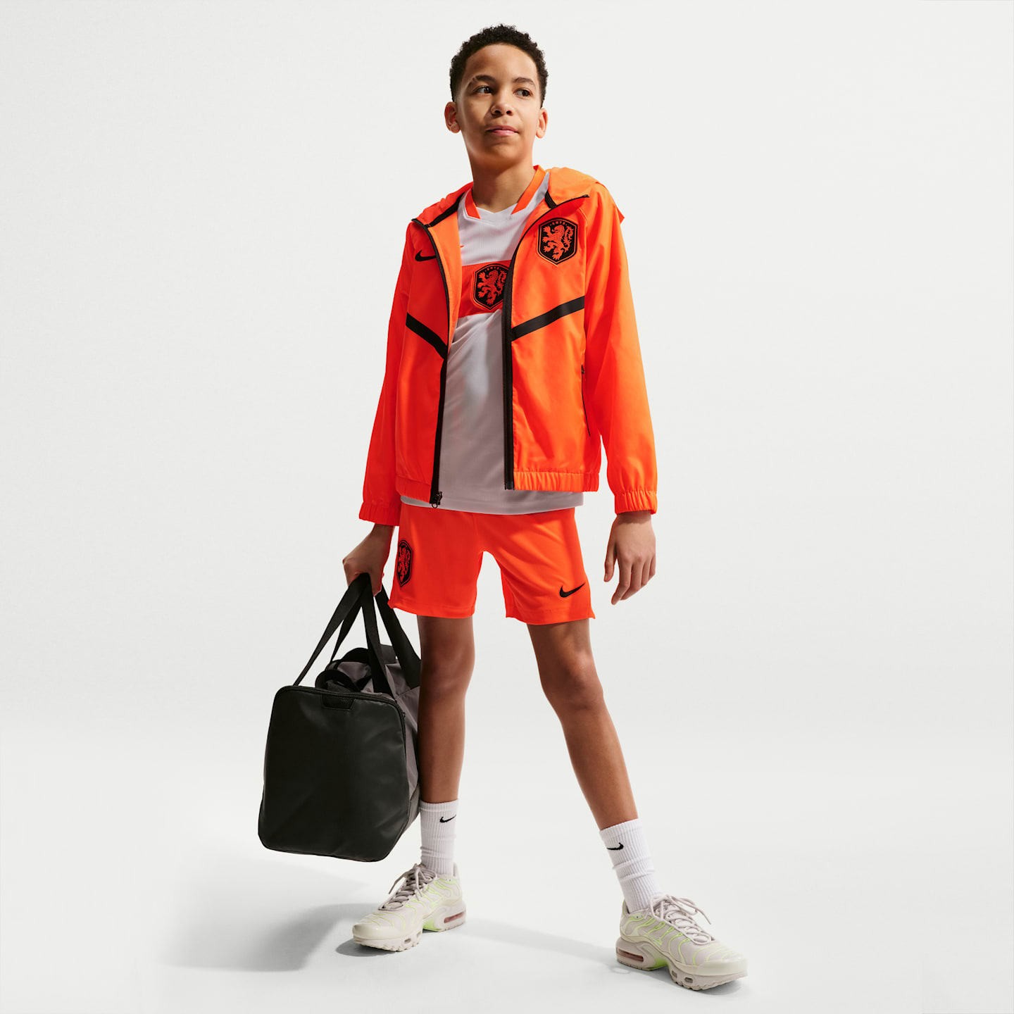 Детские куртки Nike Netherlands Big Kids' Nike Dri-FIT Soccer Anthem Jacket — фото 4