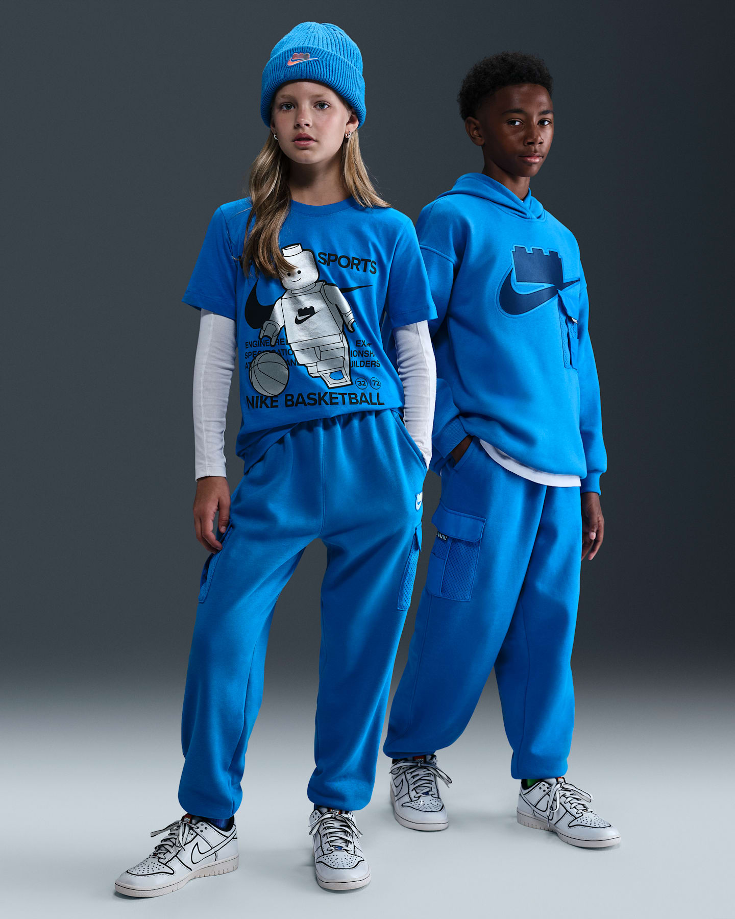 Детские брюки Nike x LEGO® Collection Big Kids' Cargo Pants — фото 9