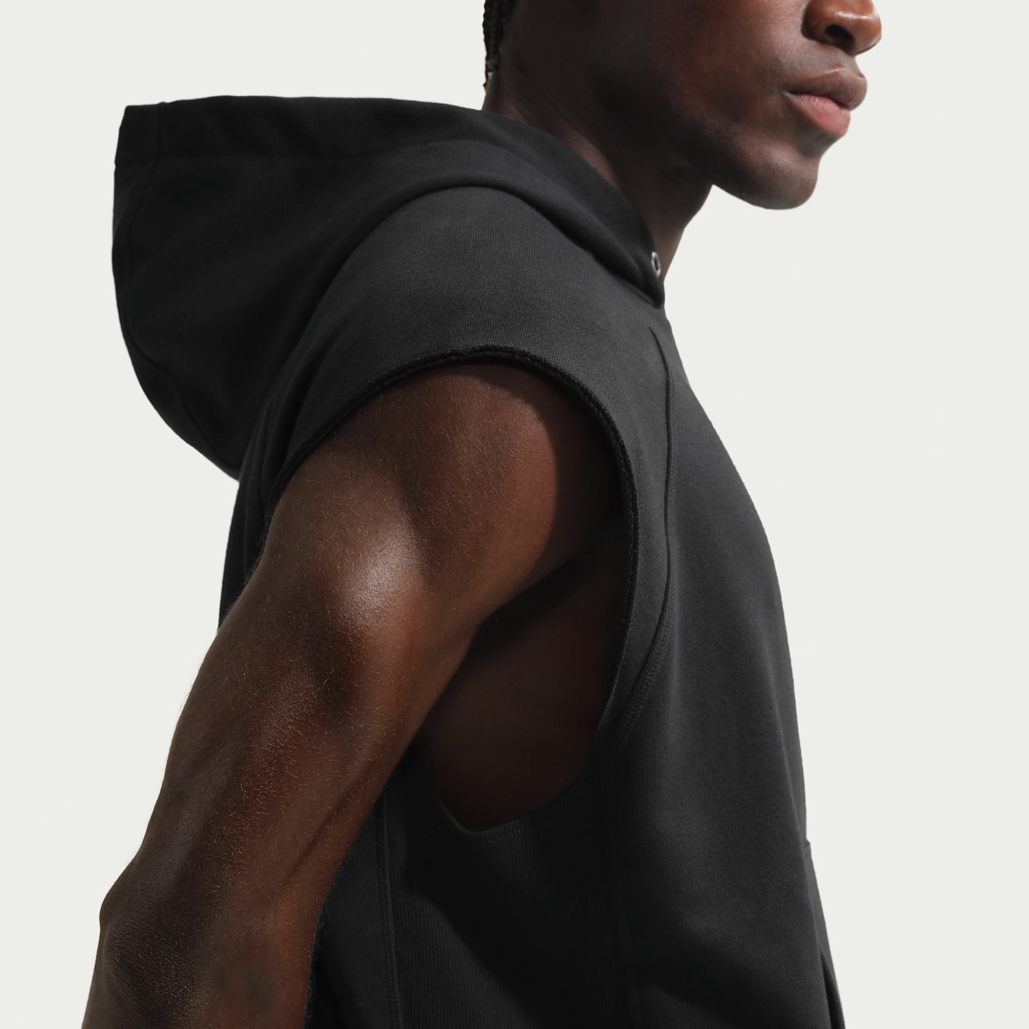 Мужские худи Nike N.A.C. Men's Dri-FIT Fleece Sleeveless Training — фото 2