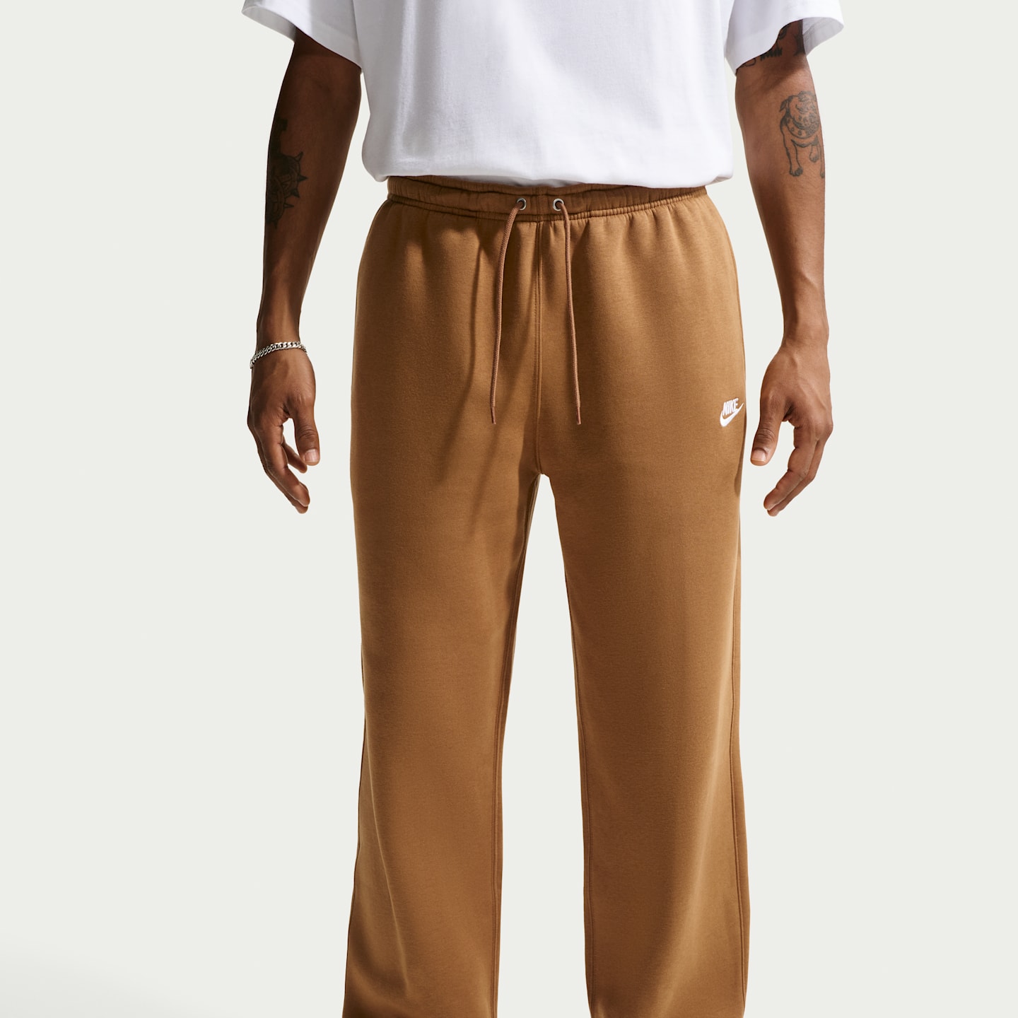 Мужские брюки Nike Club Men's Open-Hem Fleece Pants — фото 2
