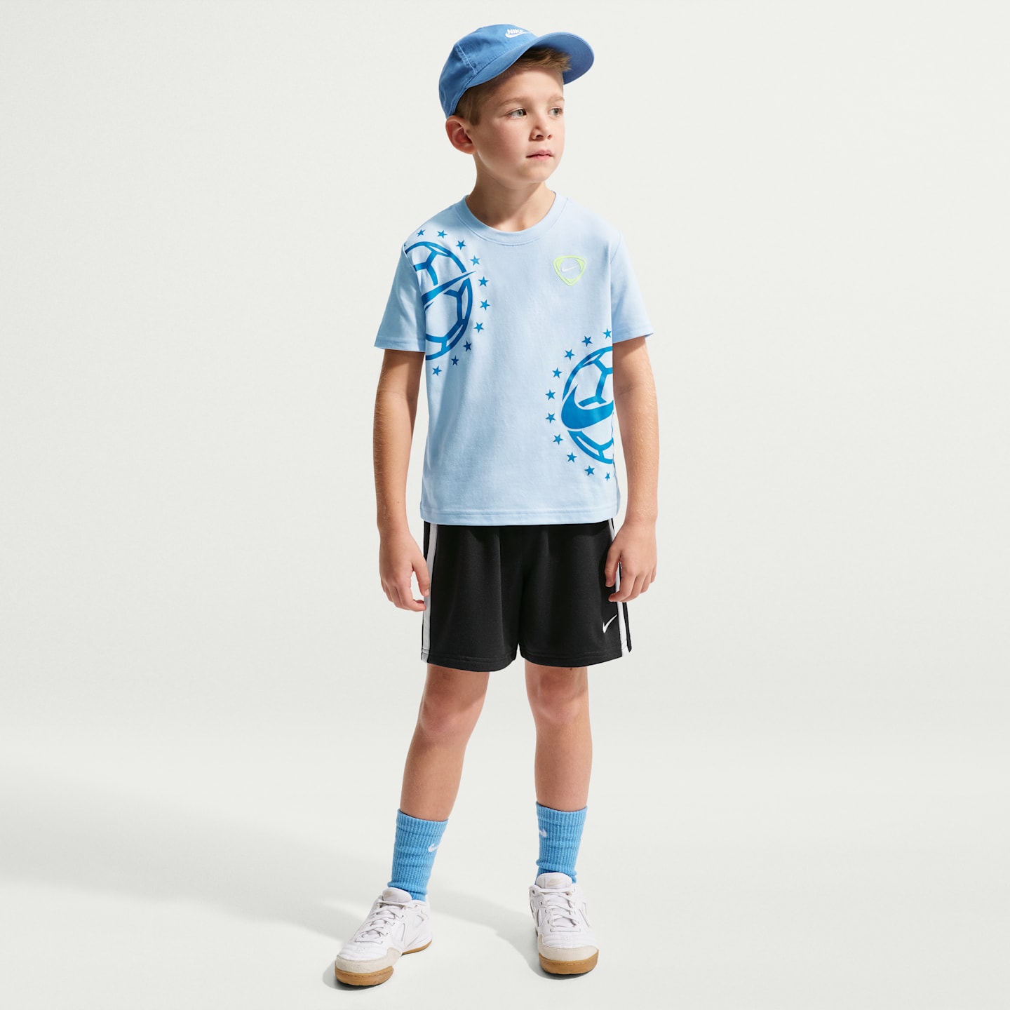 Детские шорты Nike Sportswear Goal Mode Little Kids' French Terry Shorts — фото 1