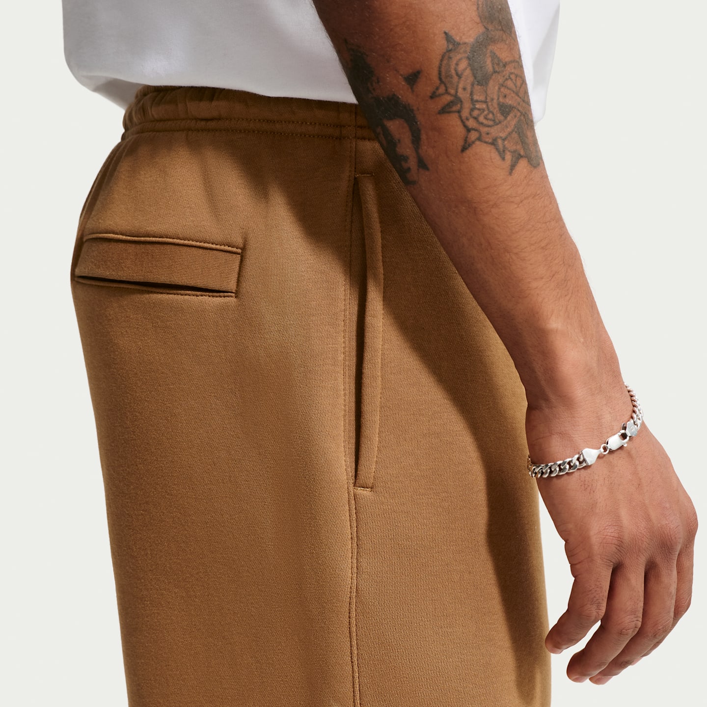 Мужские брюки Nike Club Men's Open-Hem Fleece Pants — фото 3