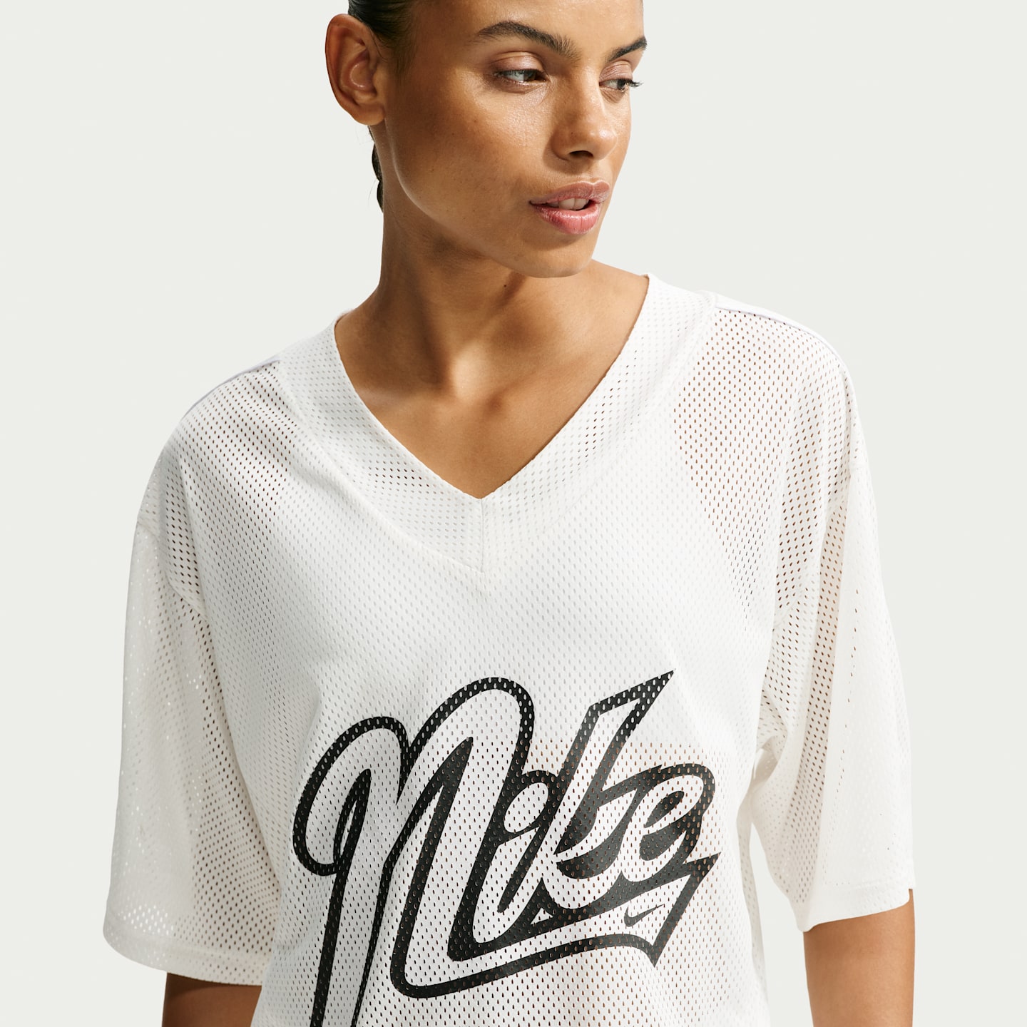 Женские топы Nike One Women's Dri-FIT Oversized Short-Sleeve Top