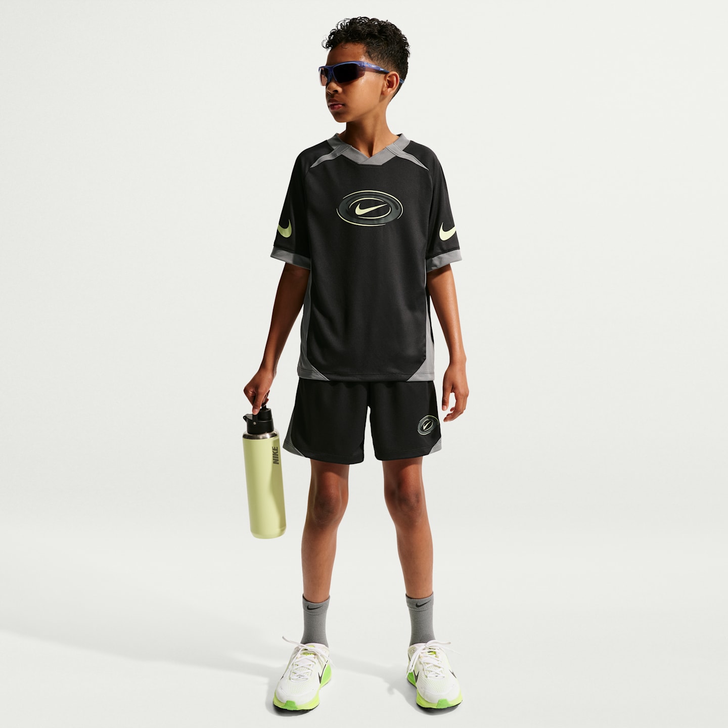 Детские топы Nike Multi Big Kids' (Boys') Dri-FIT Short-Sleeve Top — фото 4