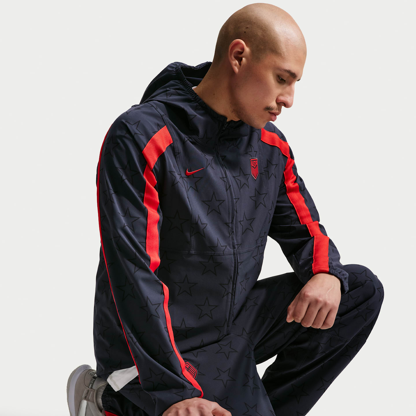 Мужские куртки Nike USMNT Energy Men's Nike Dri-FIT Soccer Woven Jacket — фото 3