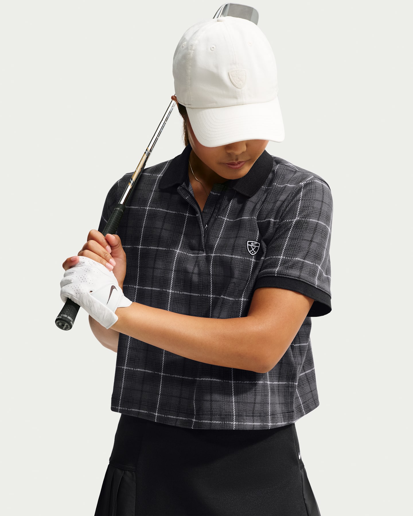 Женские кроссовки Nike Fairway Fresh Women's Dri-FIT Tartan Golf Polo — фото 6