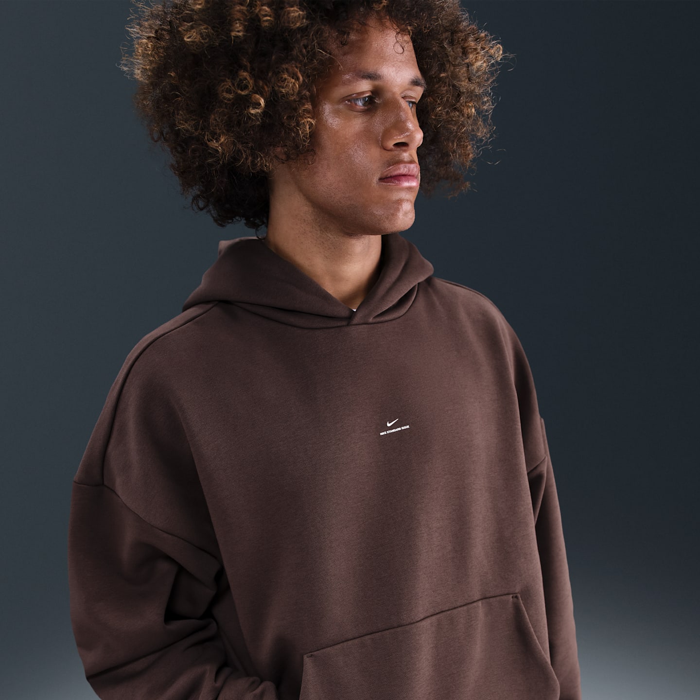 Мужские худи Nike Standard Issue Men's Therma-FIT Brushed Basketball Pullover