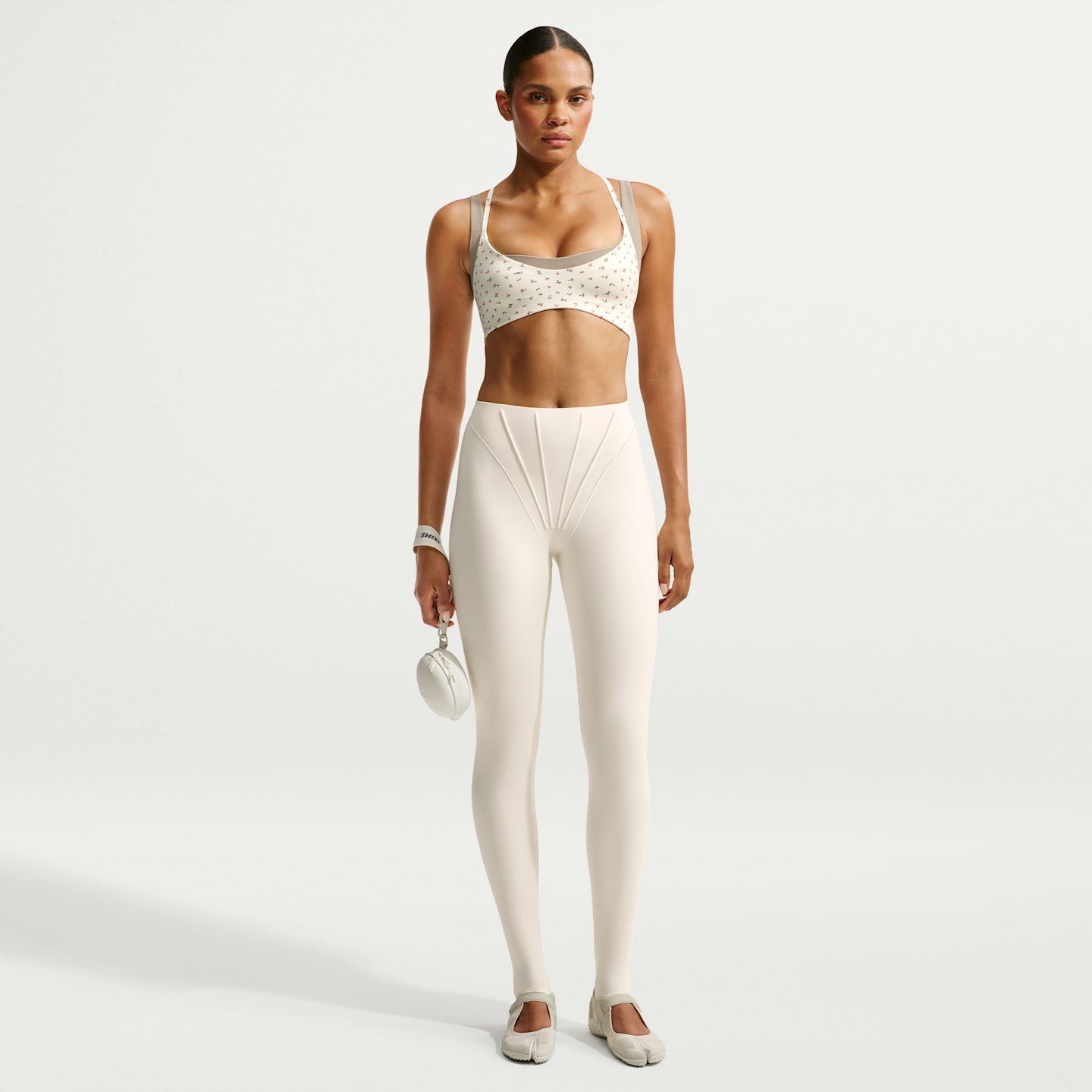 Женские леггинсы Nike NikeSKIMS Matte Women's High-Waisted Corset 26" Leggings