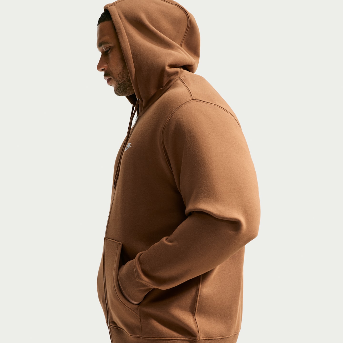 Мужские худи Nike Club Men's Full-Zip Fleece — фото 6