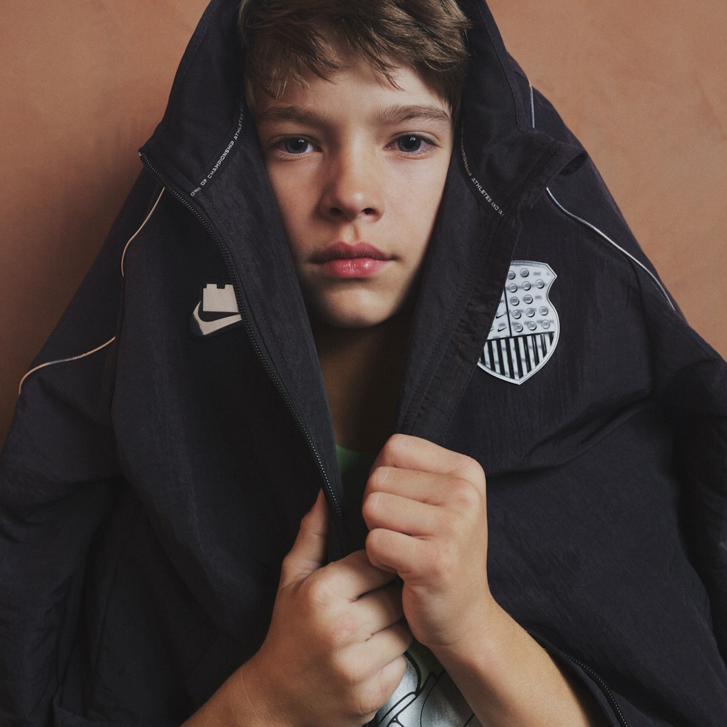 Детские куртки Nike x LEGO® Collection Big Kids' Jacket — фото 10